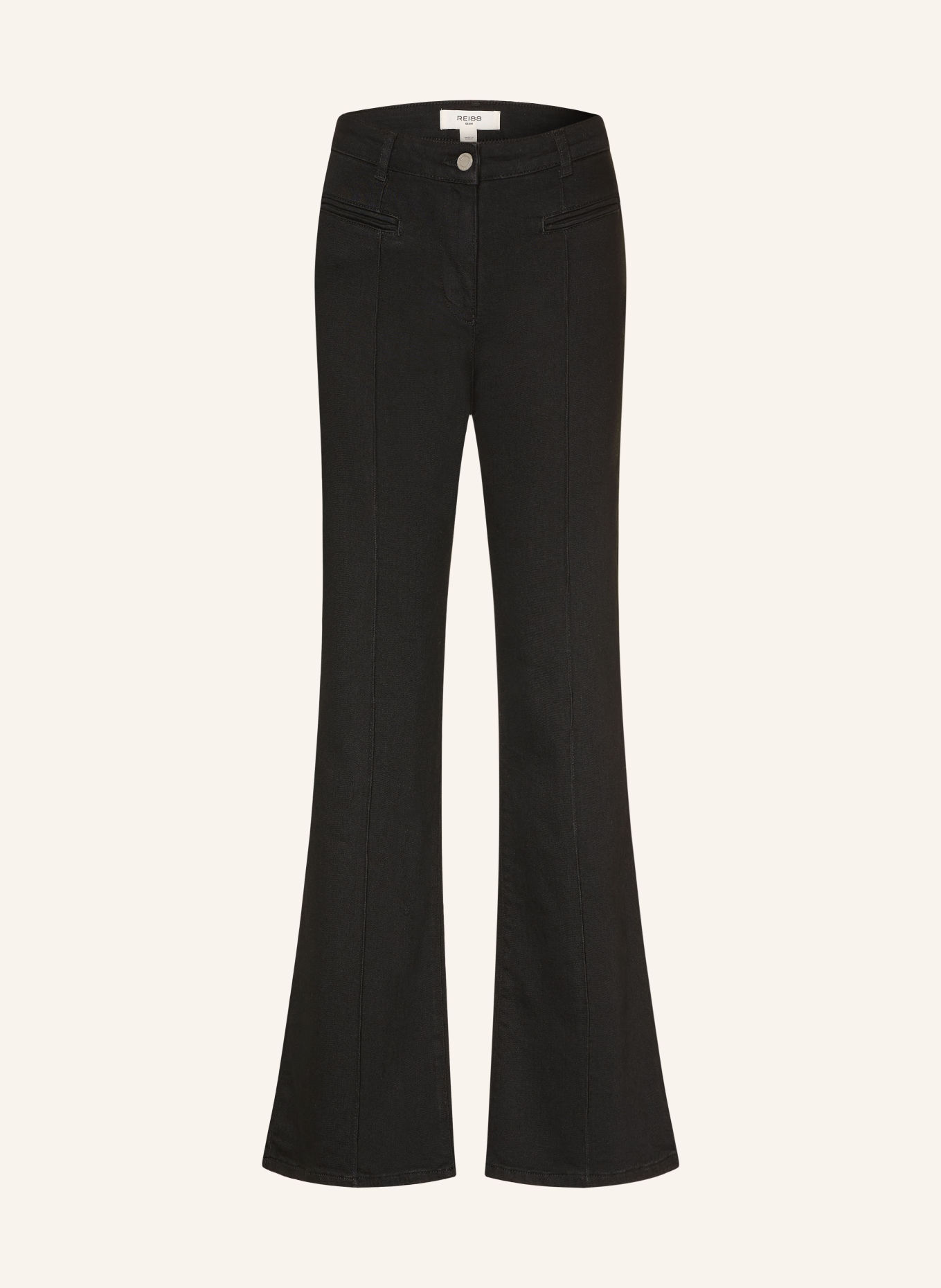REISS Jeansy flared CLAUDE: 20 BLACK