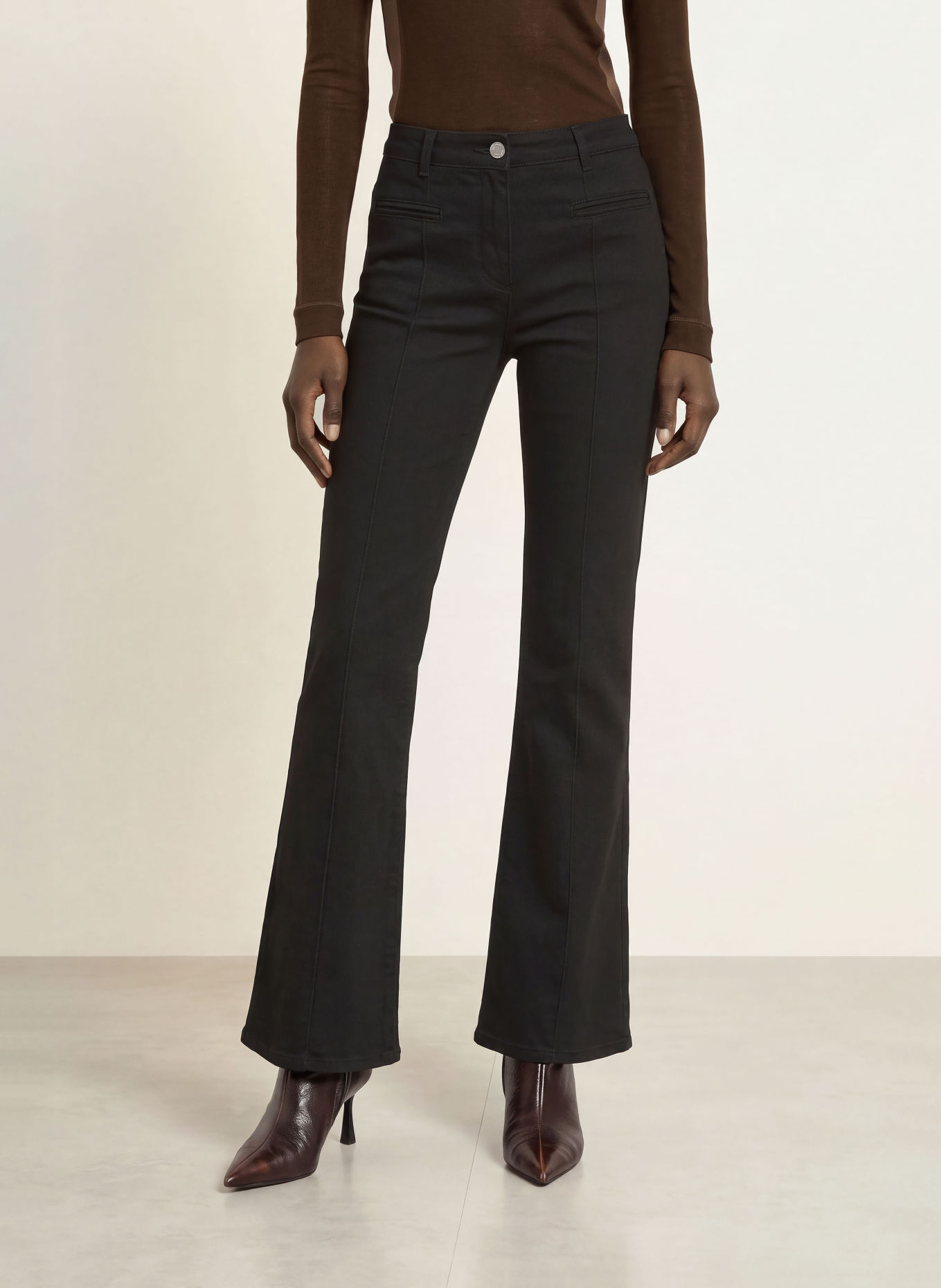 REISS Jeansy flared CLAUDE: 20 BLACK