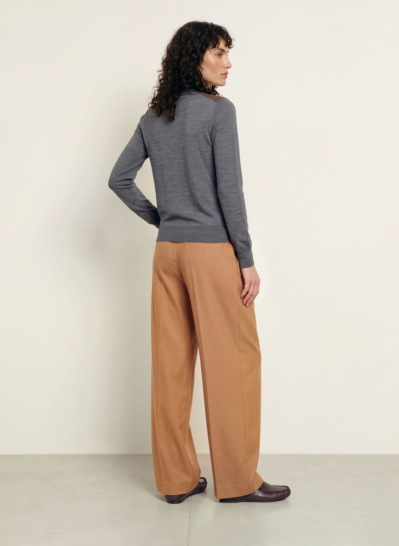 REISS Marlenehose LUNA: COGNAC