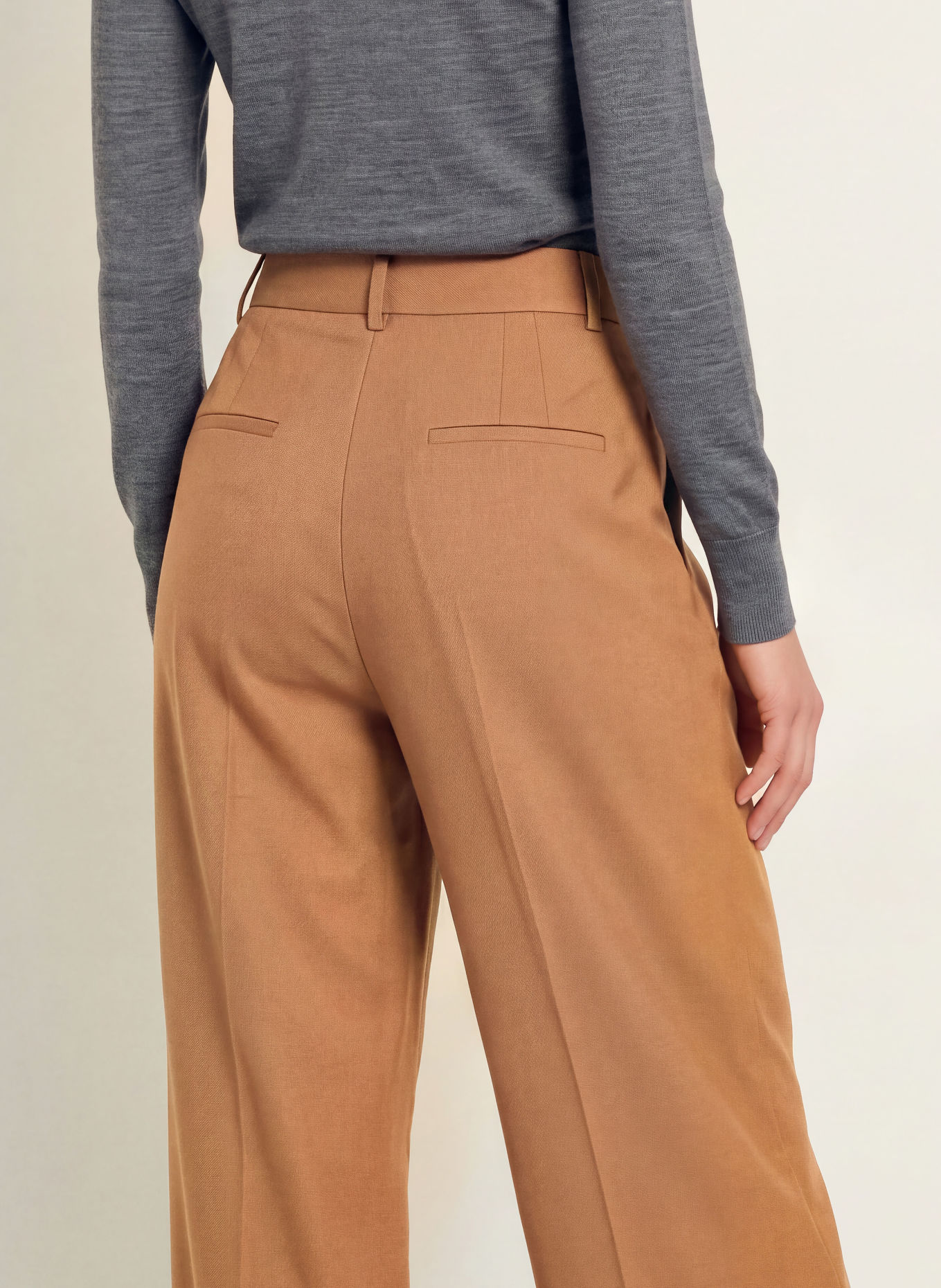 REISS Marlenehose LUNA: COGNAC