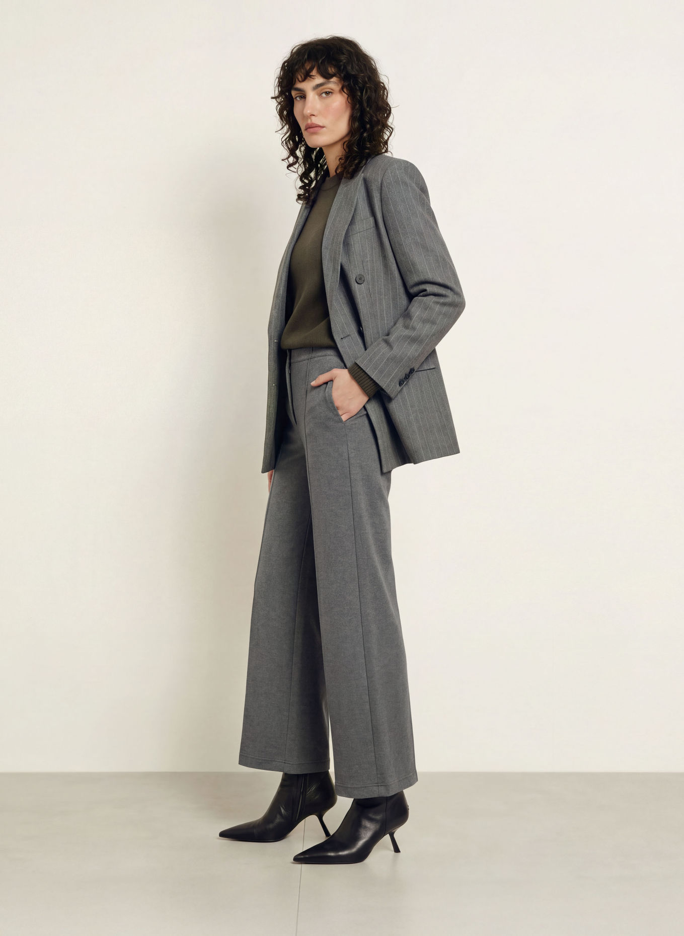 REISS Jerseyhose LAYLA: GRAU