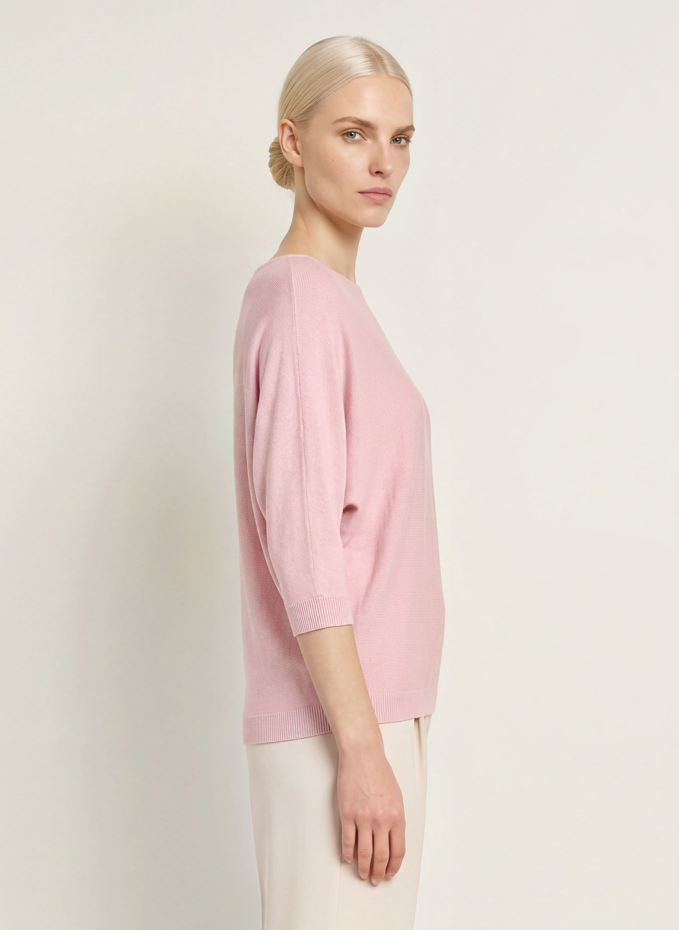 Phase Eight Pullover CRISTINE mit 3/4-Arm: ROSÉ