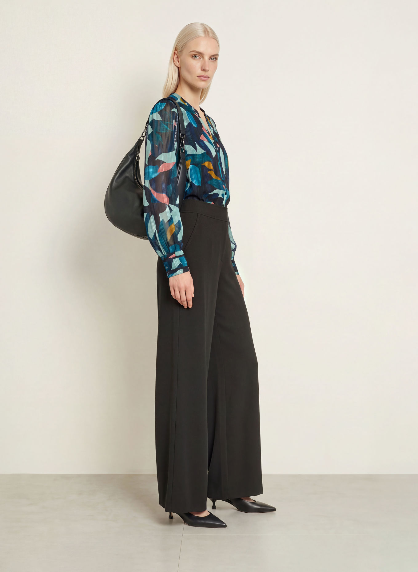 Phase Eight Bluse LYLA: PETROL / LACHS / TÜRKIS