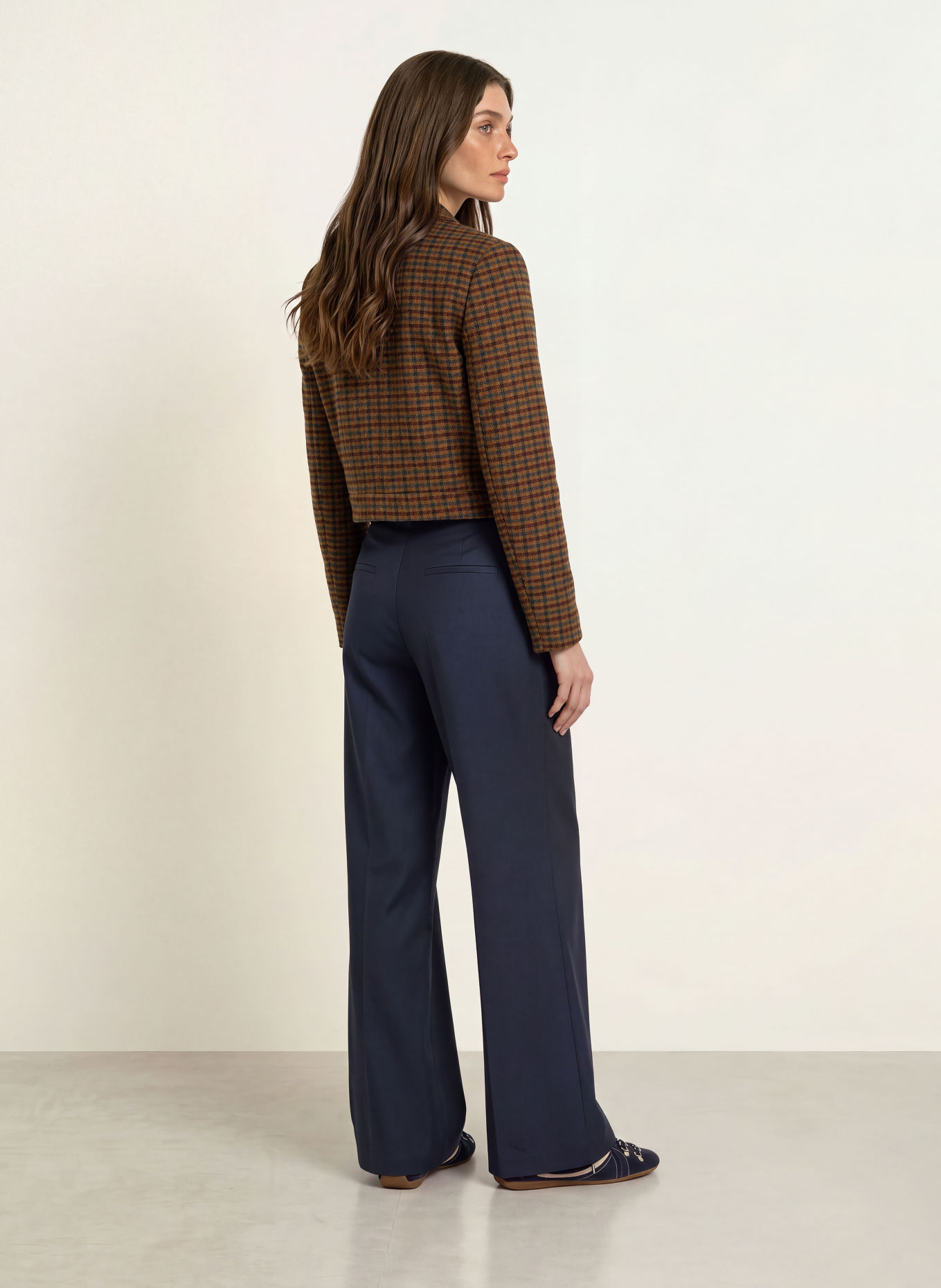 CLAUDIE PIERLOT Kastenjacke: BRAUN / DUNKELBRAUN / ROT