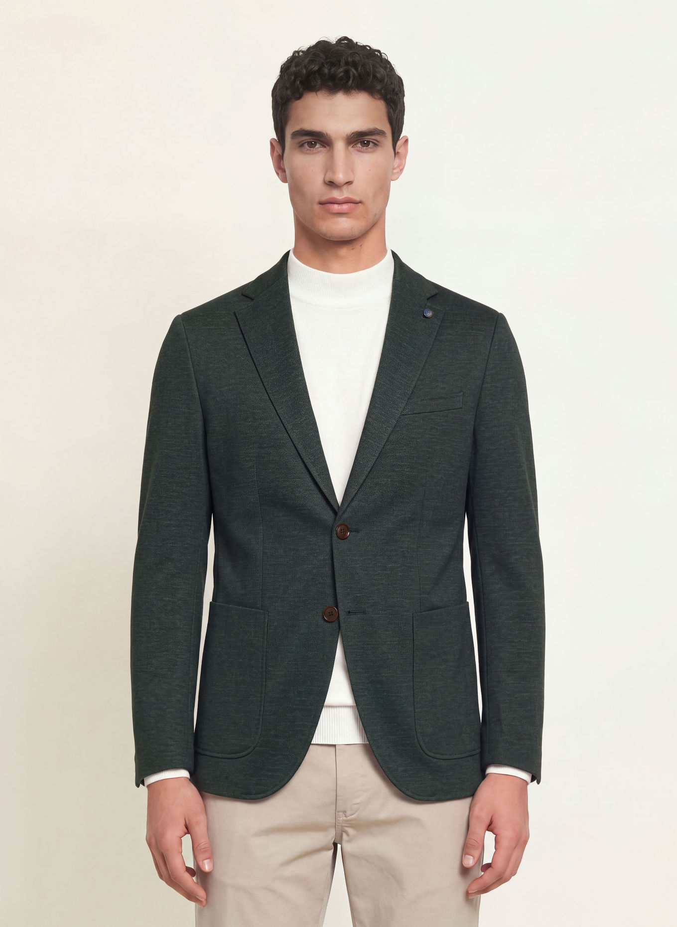CG - CLUB of GENTS CG CUBA Slim Fit Suit Jacket: 53 Dunkelgrün