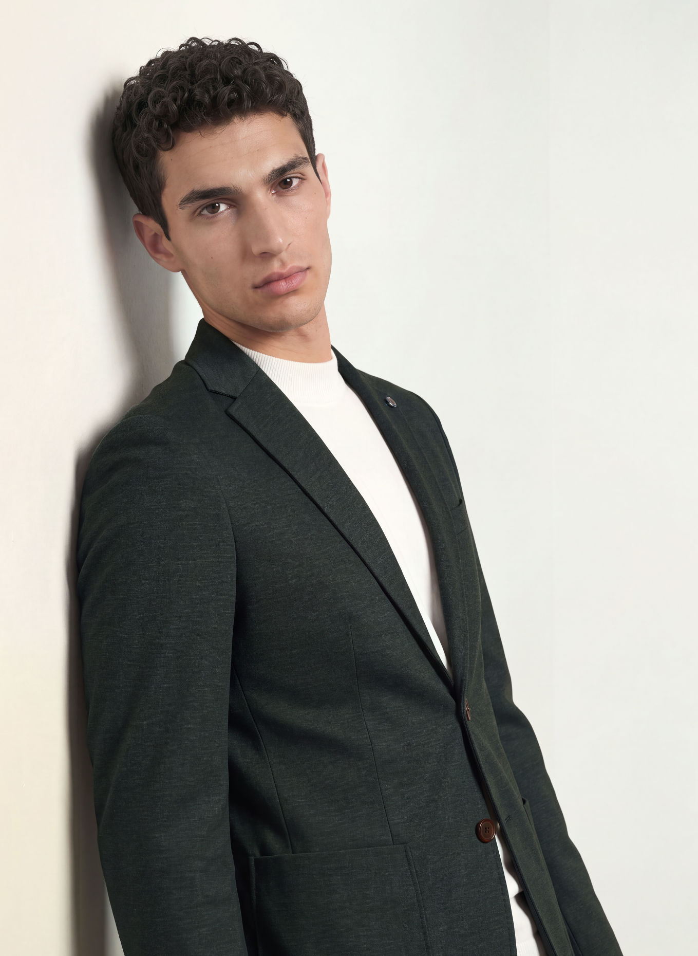 CG - CLUB of GENTS CG CUBA Slim Fit Suit Jacket: 53 Dunkelgrün