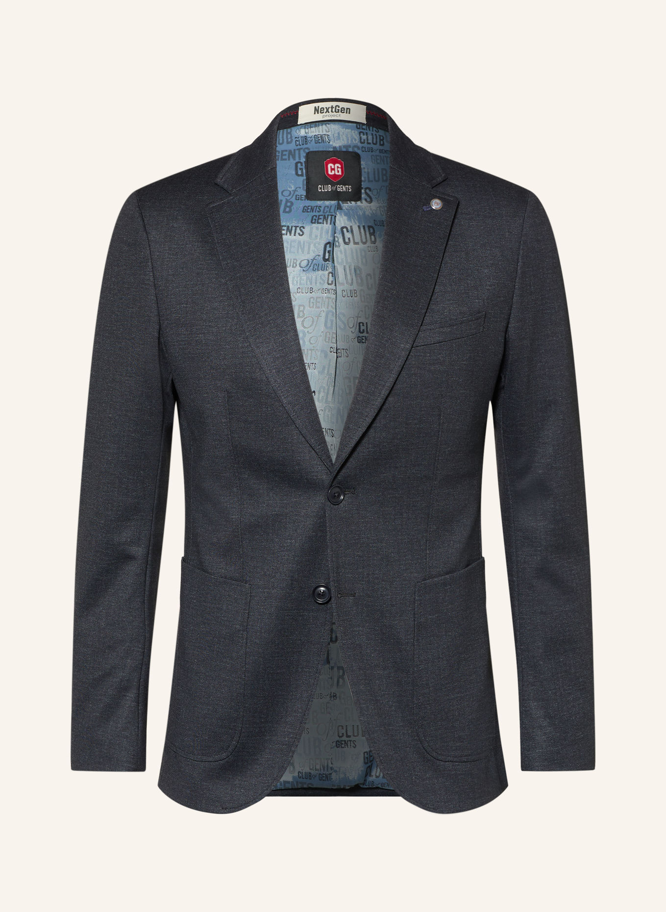 CG - CLUB of GENTS Anzugsakko CG CUBA Slim Fit: 63 DUNKELBLAU