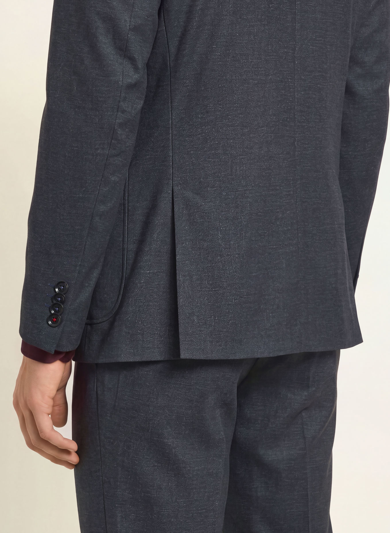 CG - CLUB of GENTS Anzugsakko CG CUBA Slim Fit: 63 DUNKELBLAU