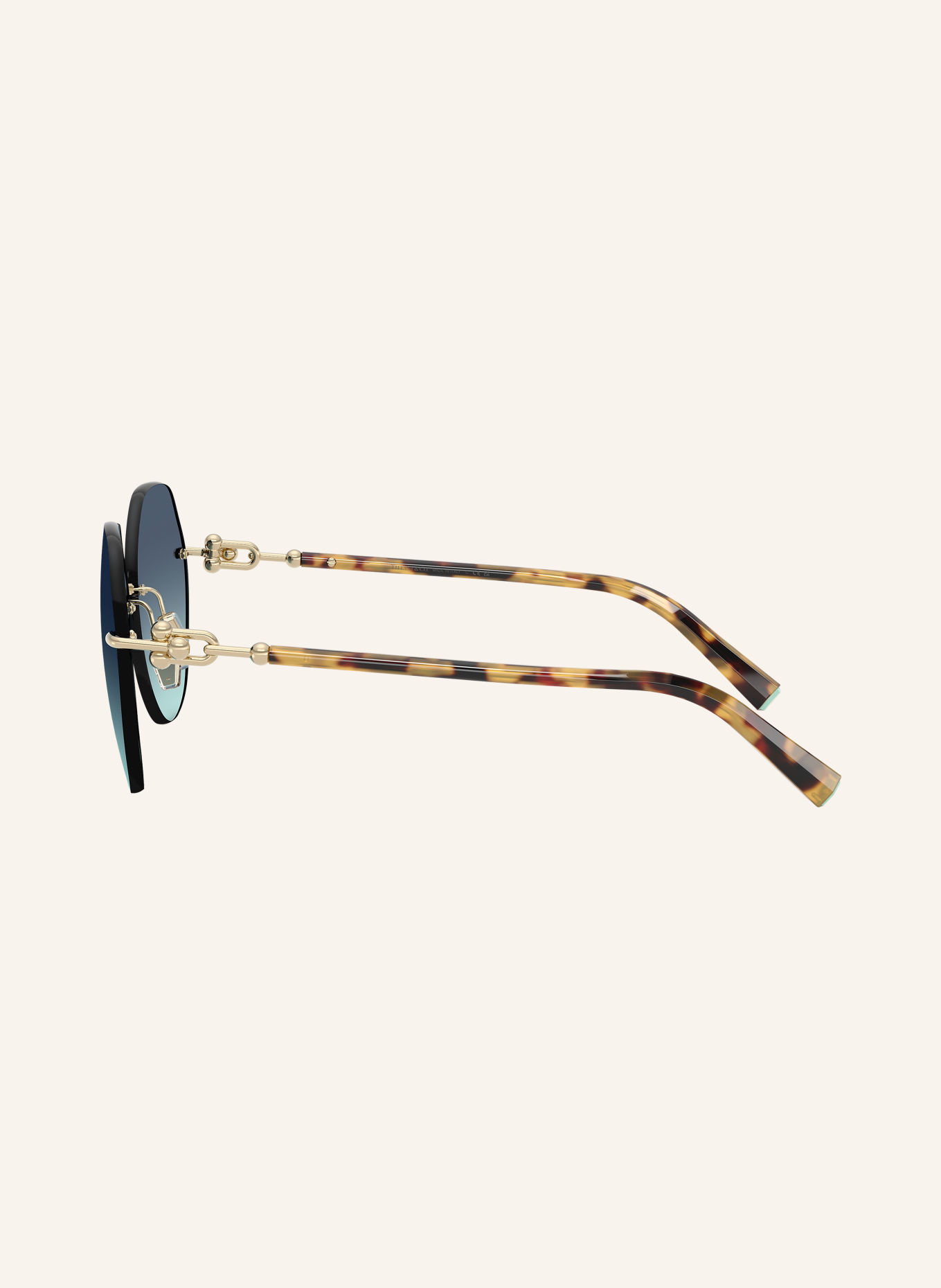 TIFFANY & Co. Okulary przeciwsłoneczne TF3123: JASNOZŁOTY/ NIEBIESKI GRADIENT