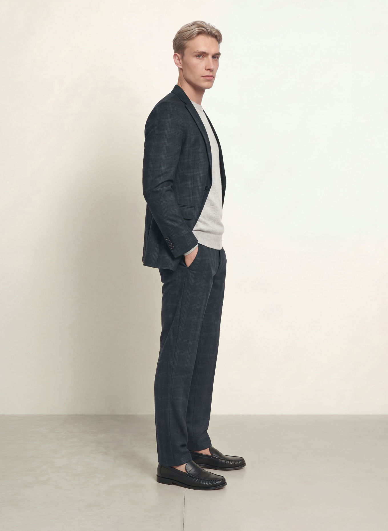 CG - CLUB of GENTS Anzughose CG ORLANDO-J Relaxed Fit: 63 DUNKELBLAU