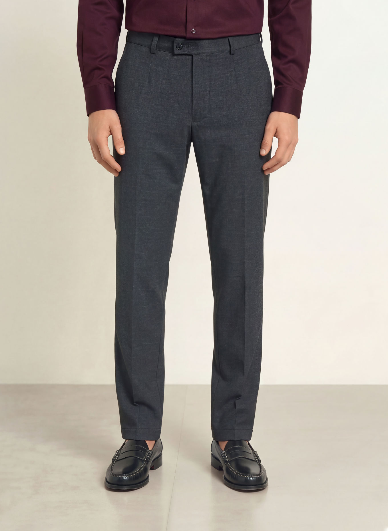 CG - CLUB of GENTS Anzughose CG Orlando Relaxed Fit aus Jersey: 63 DUNKELBLAU