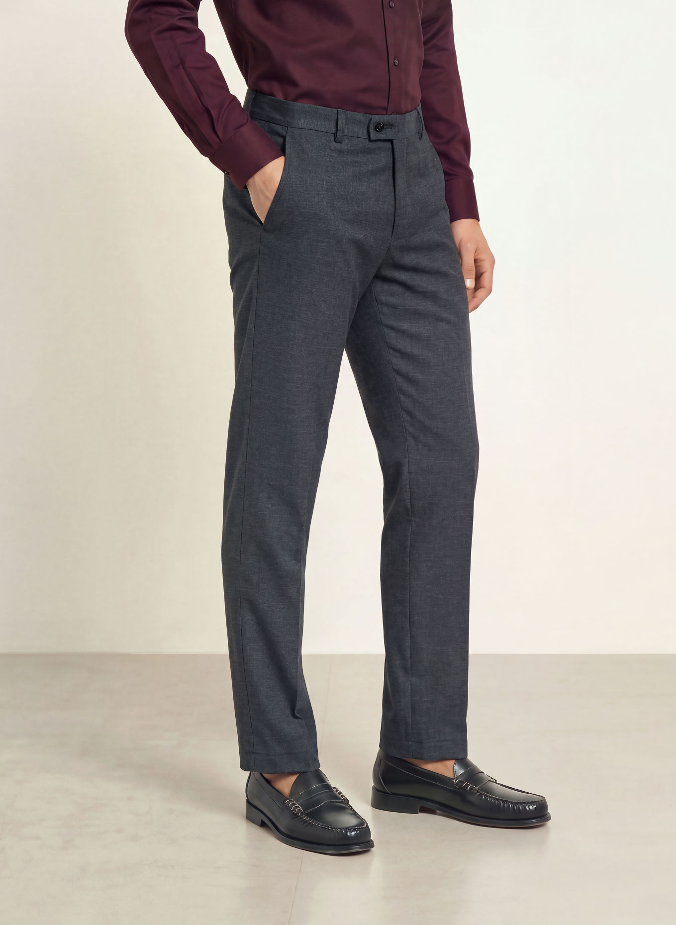 CG - CLUB of GENTS Anzughose CG Orlando Relaxed Fit aus Jersey: 63 DUNKELBLAU