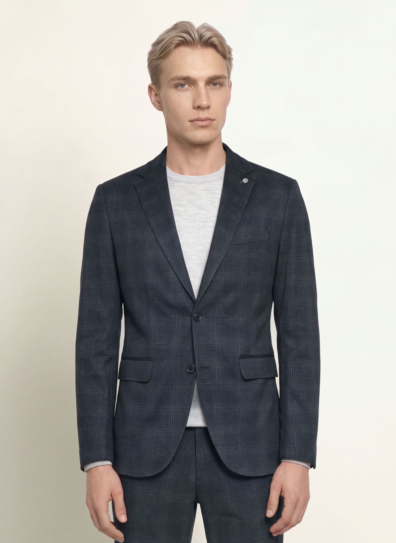 CG - CLUB of GENTS CG CALVIN Slim Fit Suit Jacket: 63 DUNKELBLAU