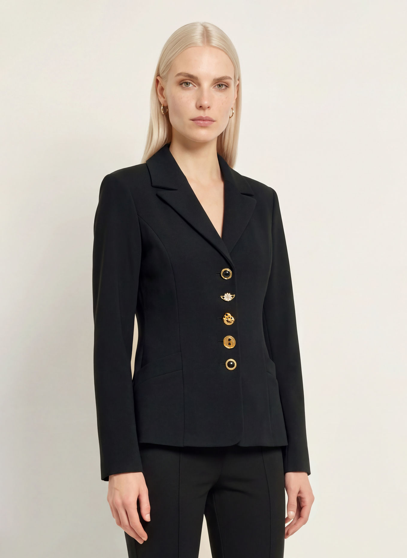 Joseph Ribkoff Blazer: SCHWARZ