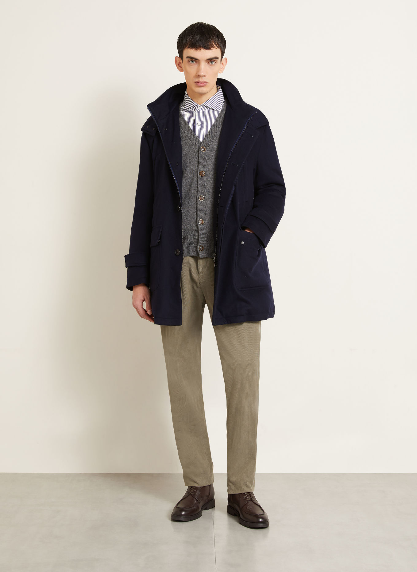 manzoni 24 Parka en duvet: BLEU FONCÉ