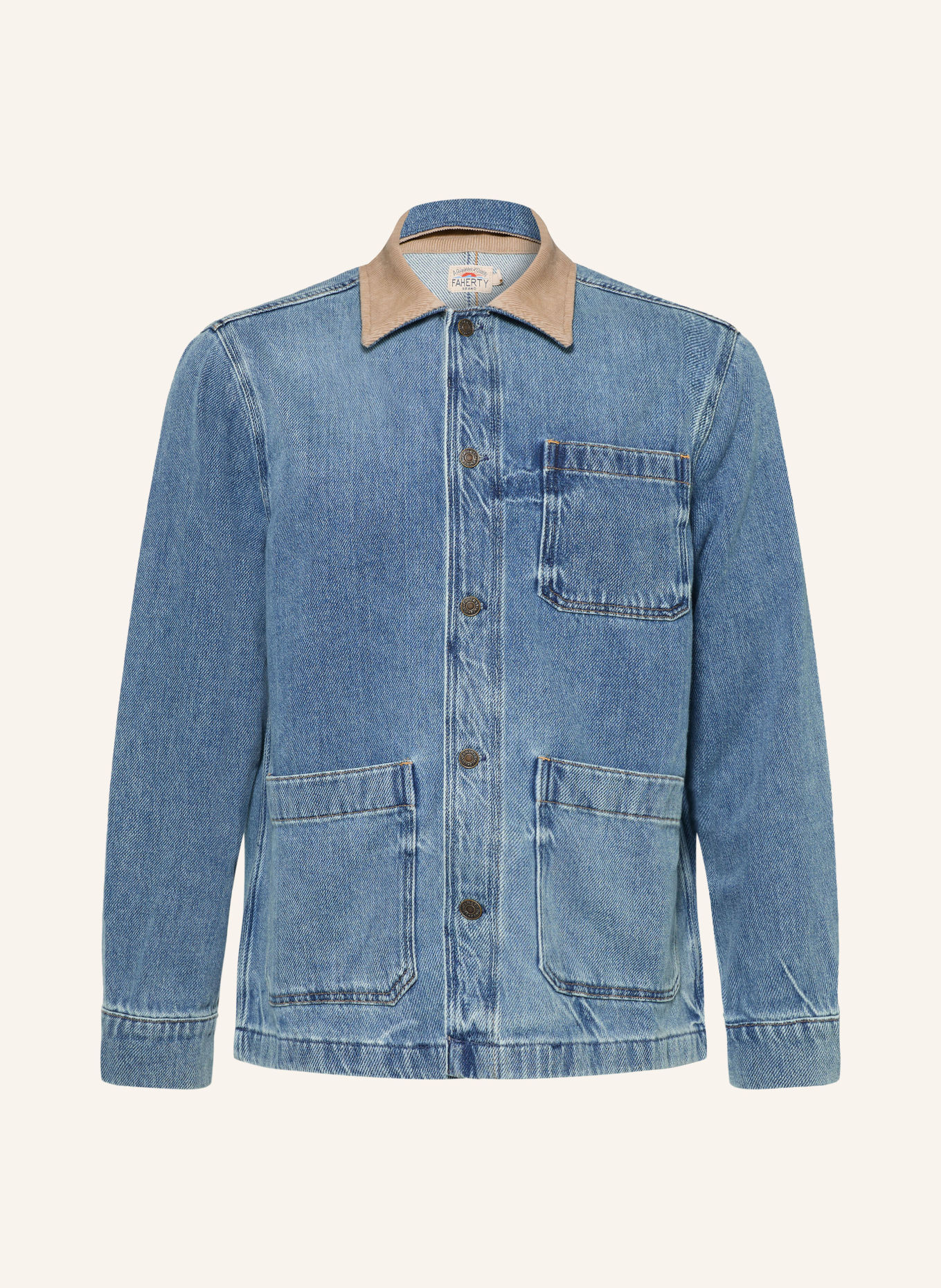 FAHERTY Jeansjacke: ZBW STONY BROOK WASH