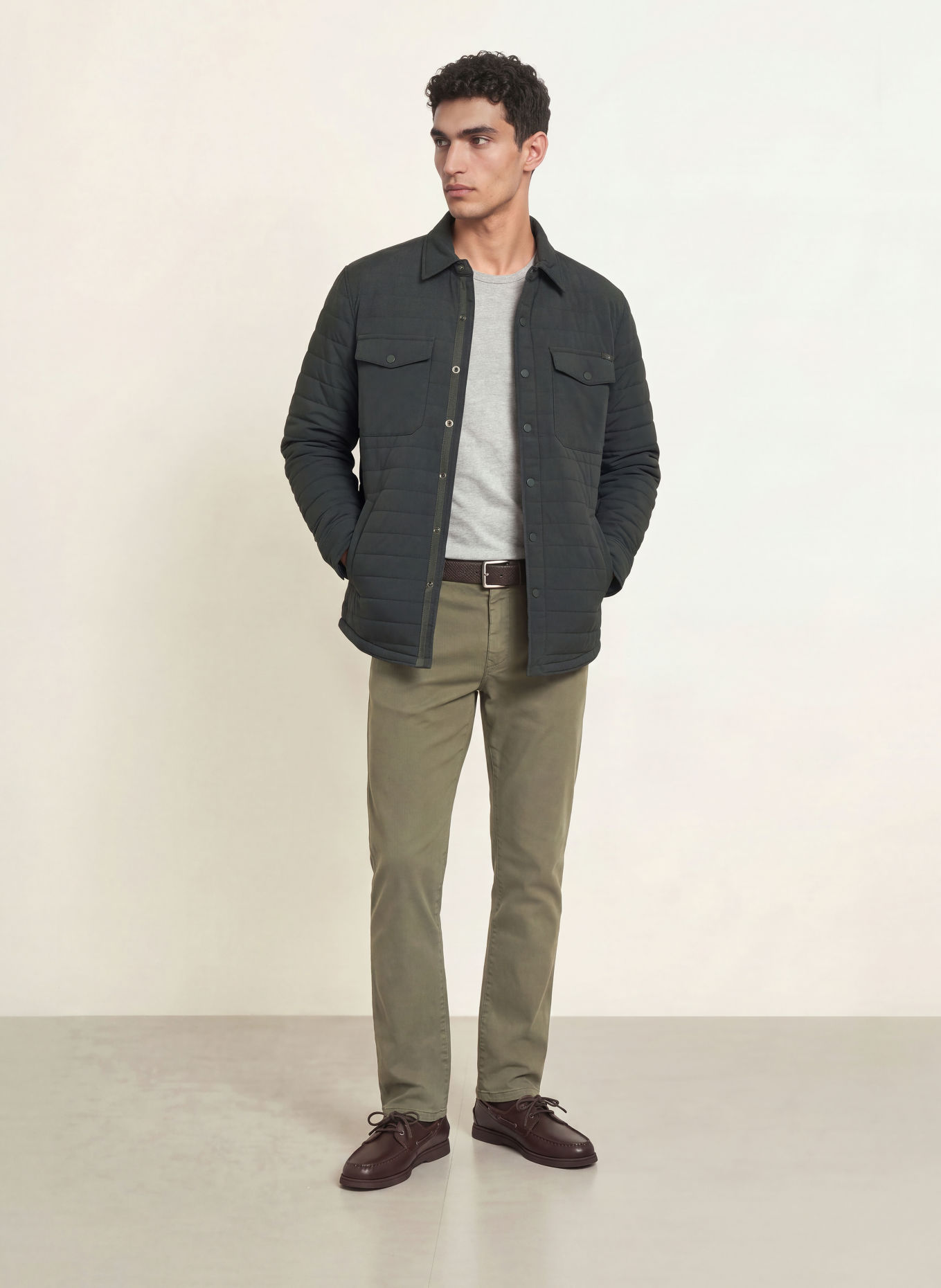 FAHERTY Steppjacke HORIZON: DUNKELGRAU