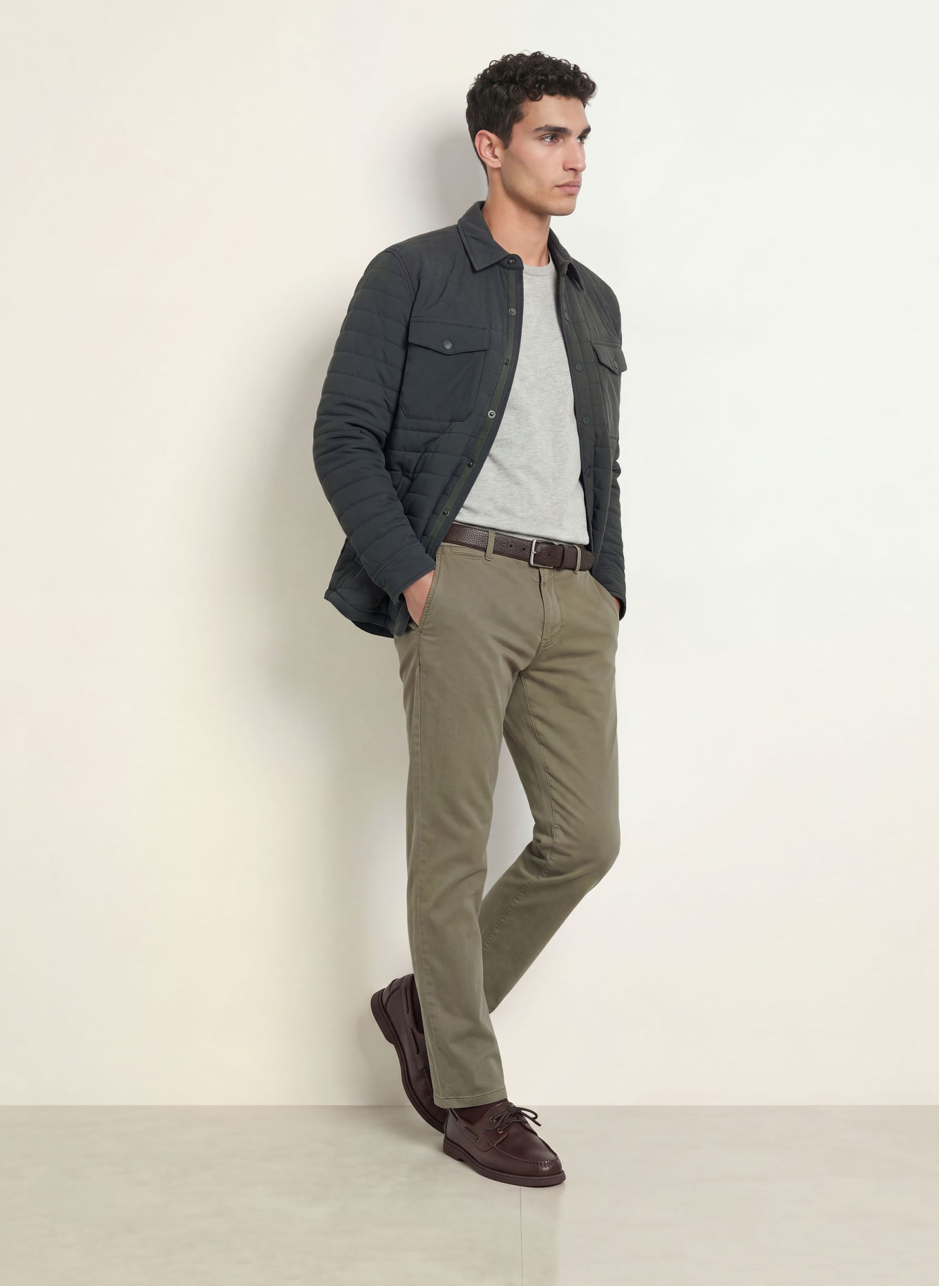 FAHERTY Steppjacke HORIZON: DUNKELGRAU
