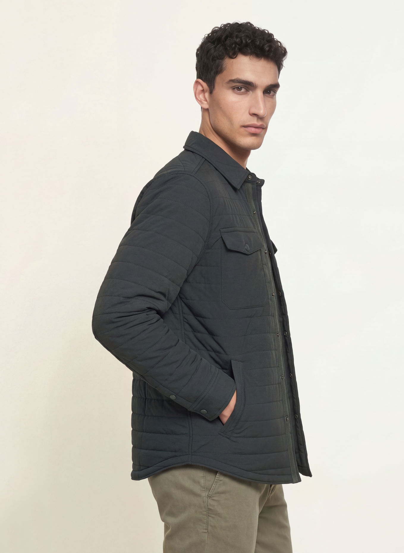 FAHERTY Steppjacke HORIZON: DUNKELGRAU