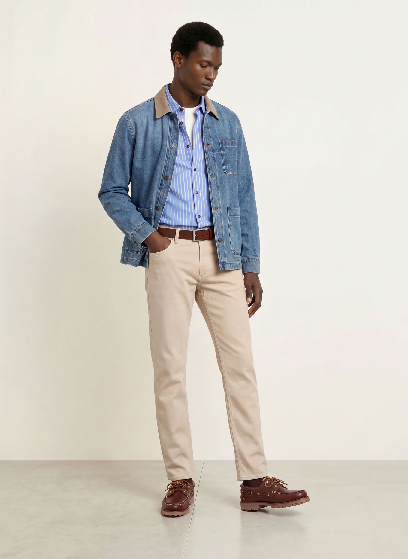 FAHERTY Hose TERRY Tailored Fit: BEIGE