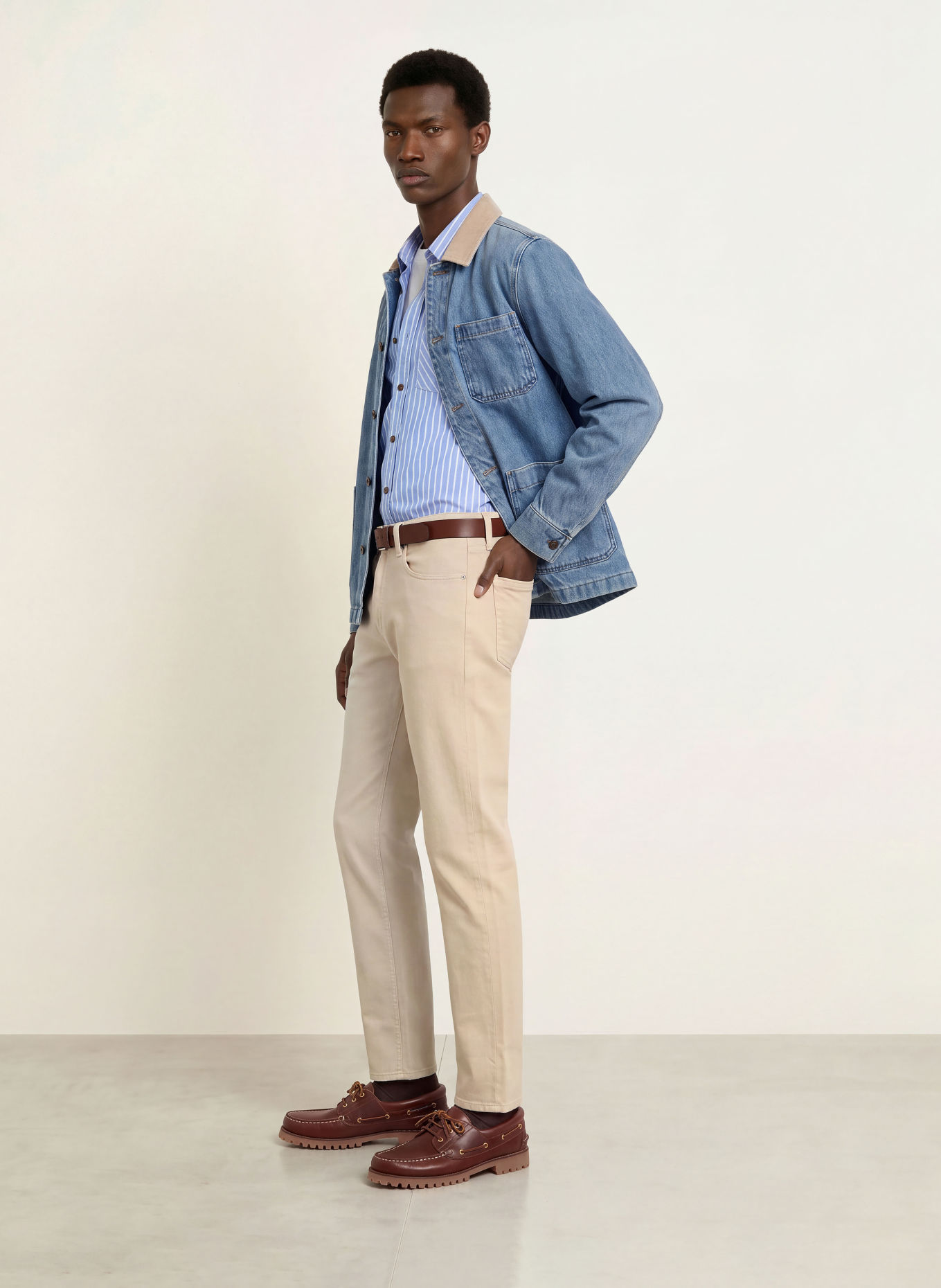 FAHERTY Hose TERRY Tailored Fit: BEIGE