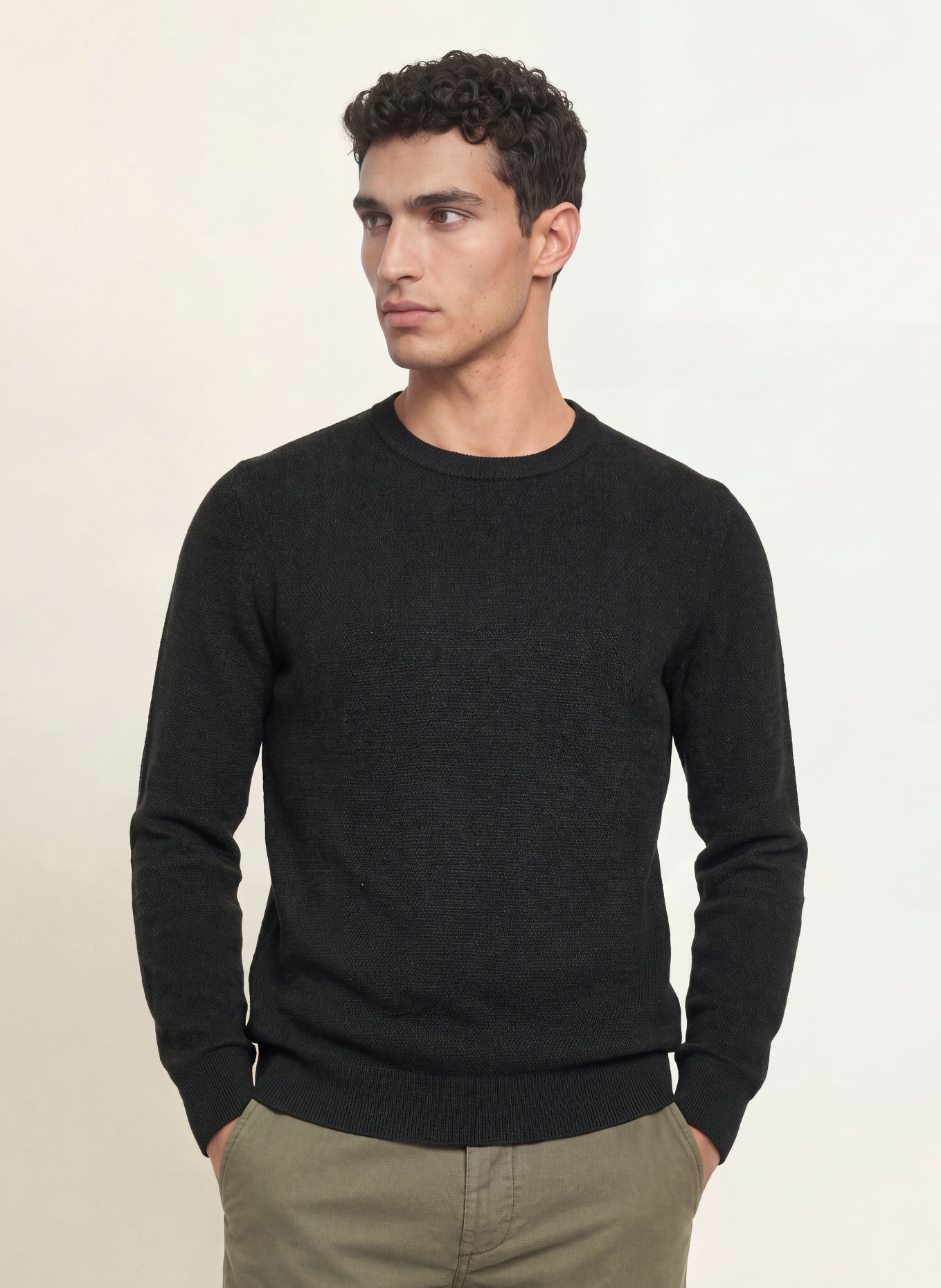 FAHERTY Pullover JACKSON: SCHWARZ