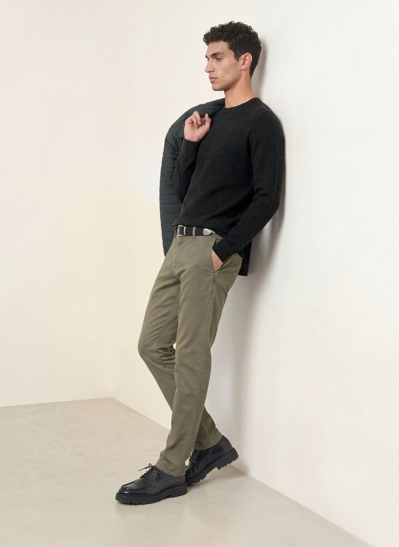 FAHERTY Pullover JACKSON: SCHWARZ
