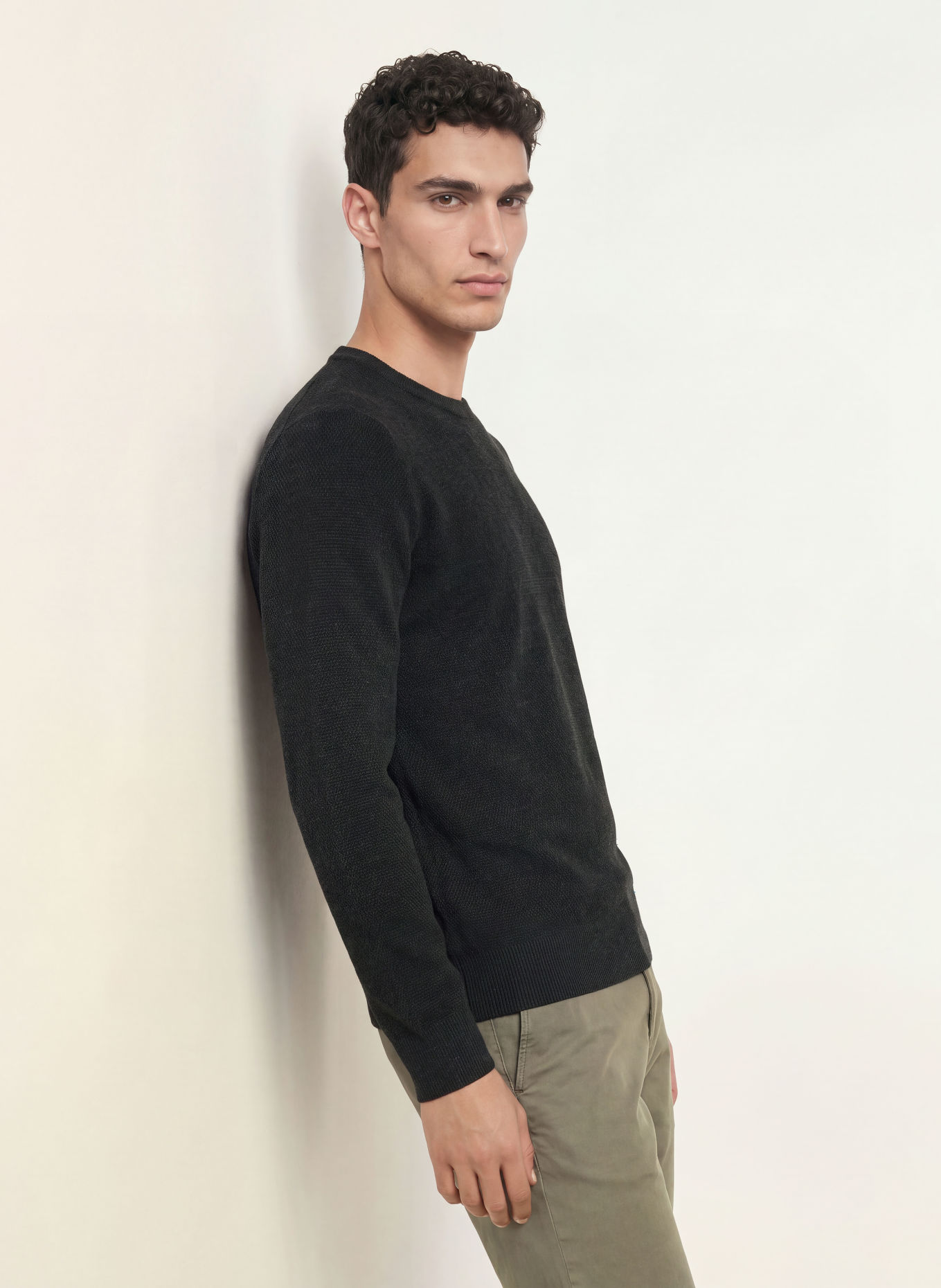 FAHERTY Pullover JACKSON: SCHWARZ