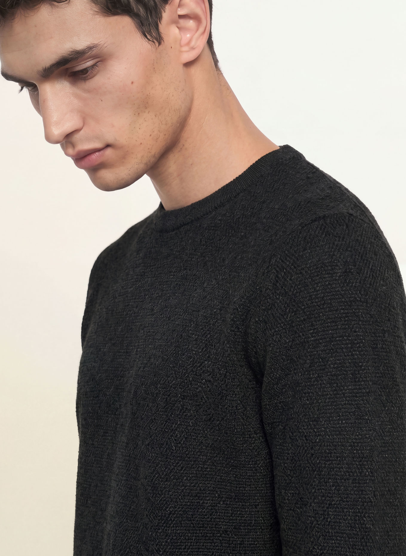 FAHERTY Pullover JACKSON: SCHWARZ