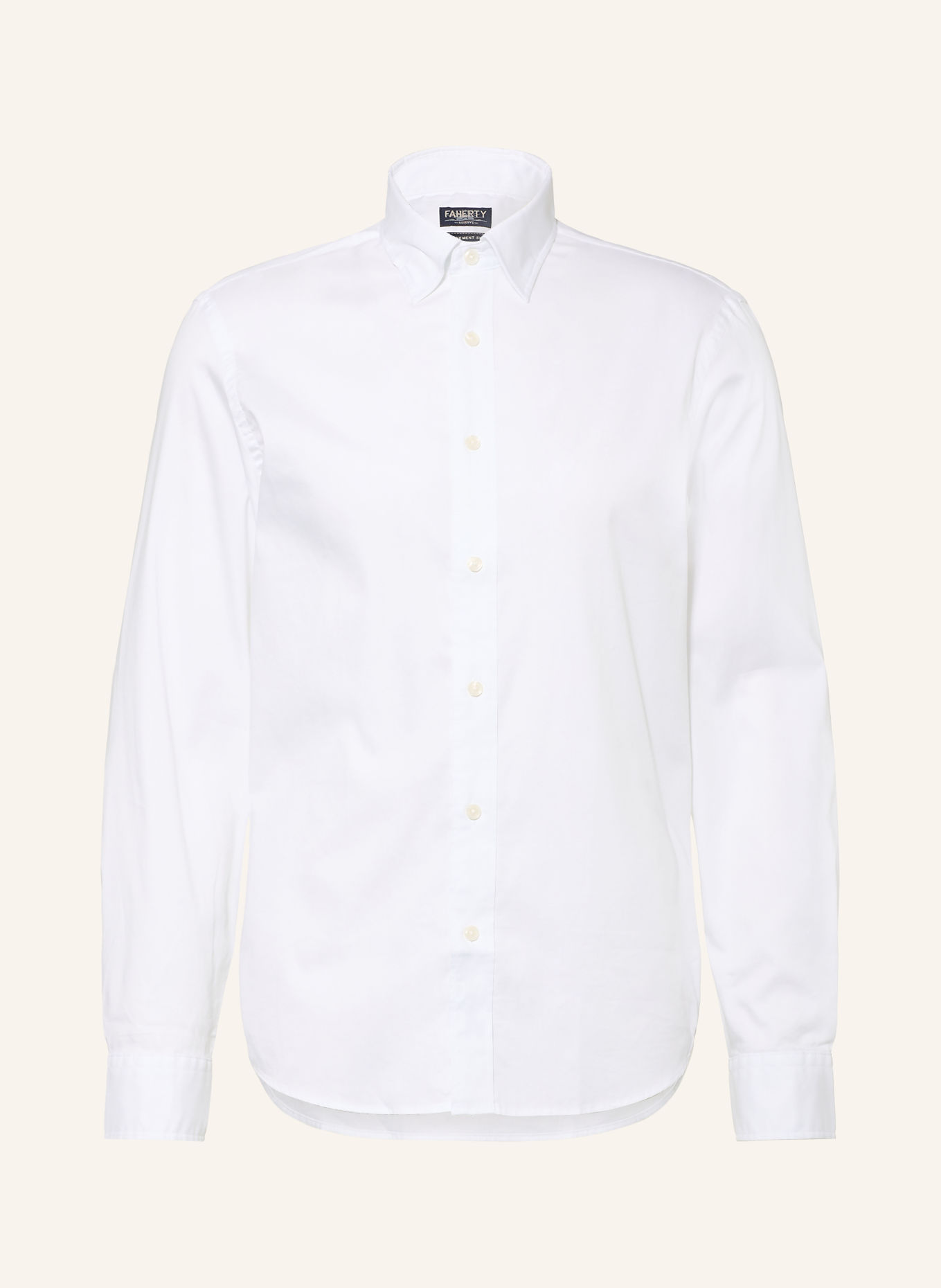 FAHERTY Hemd MOVEMENT Slim Fit: WEISS
