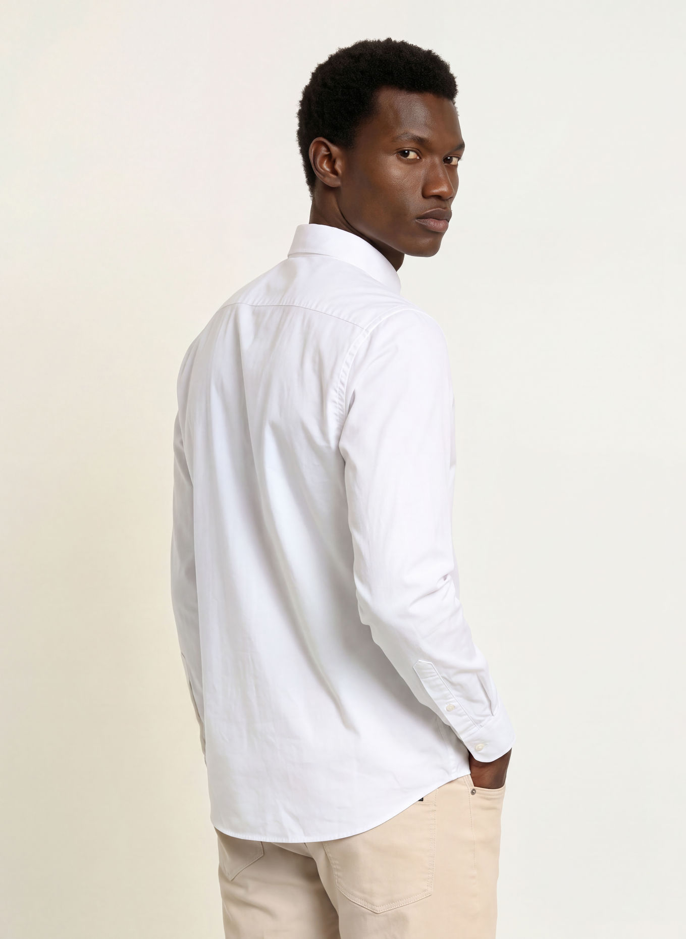 FAHERTY Hemd MOVEMENT Slim Fit: WEISS
