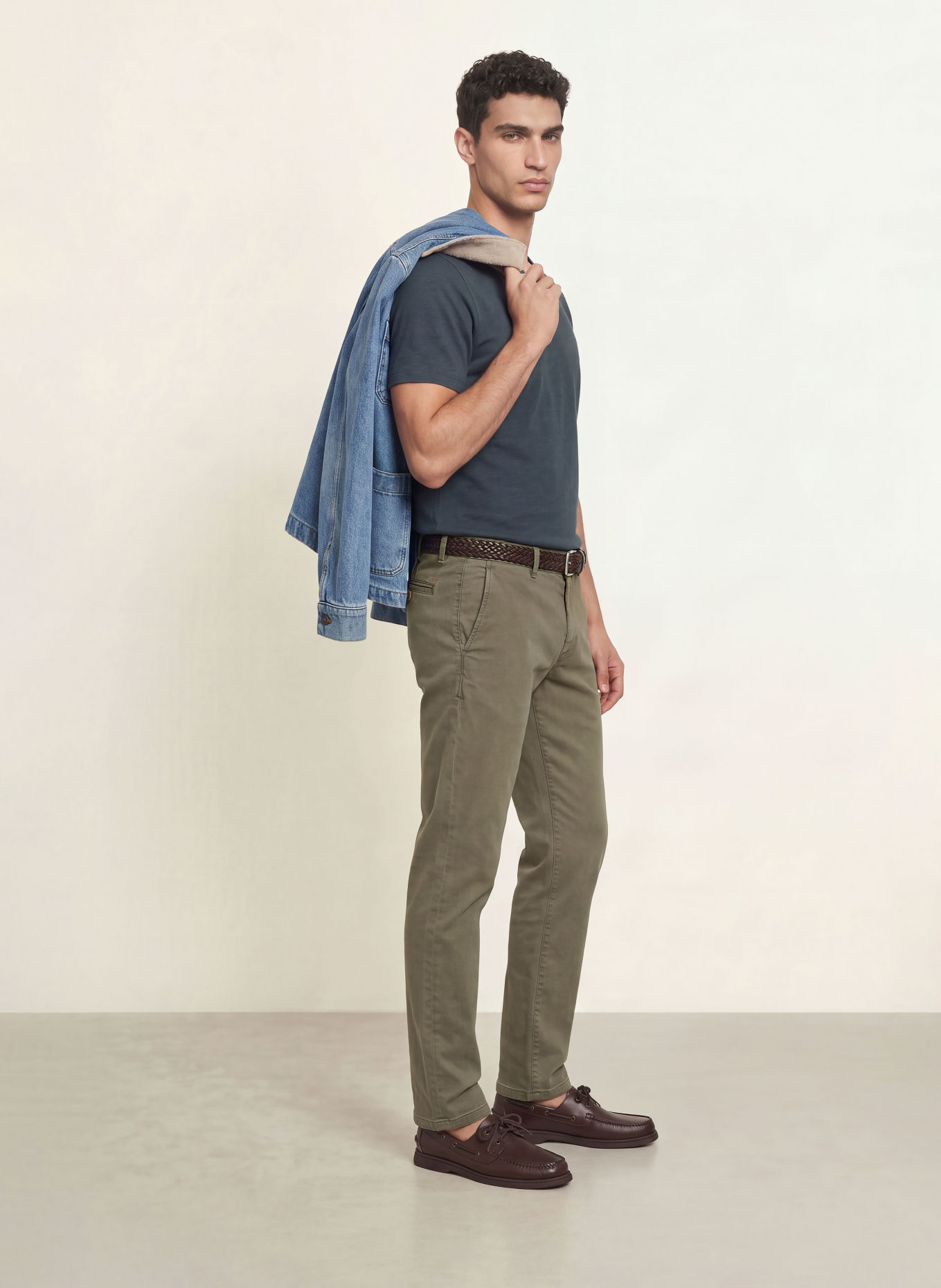 FAHERTY Chino COASTLINE Slim Fit: OLIV