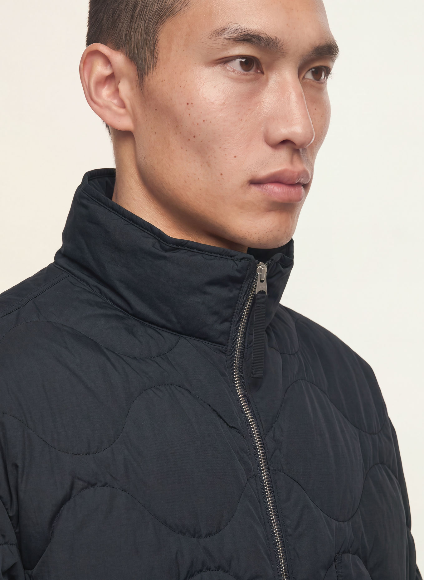 ARKET Lightweight down jacket: DARK BLUE