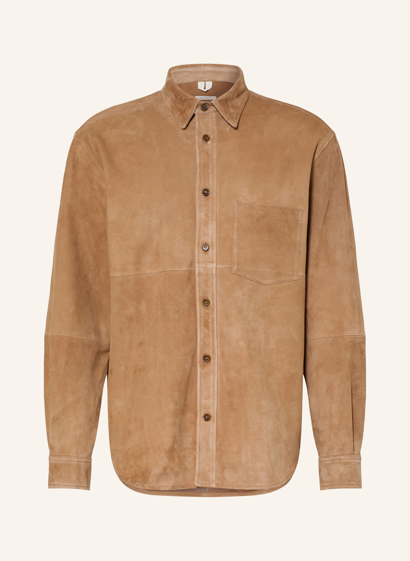 ARKET Surveste en cuir: MARRON CLAIR