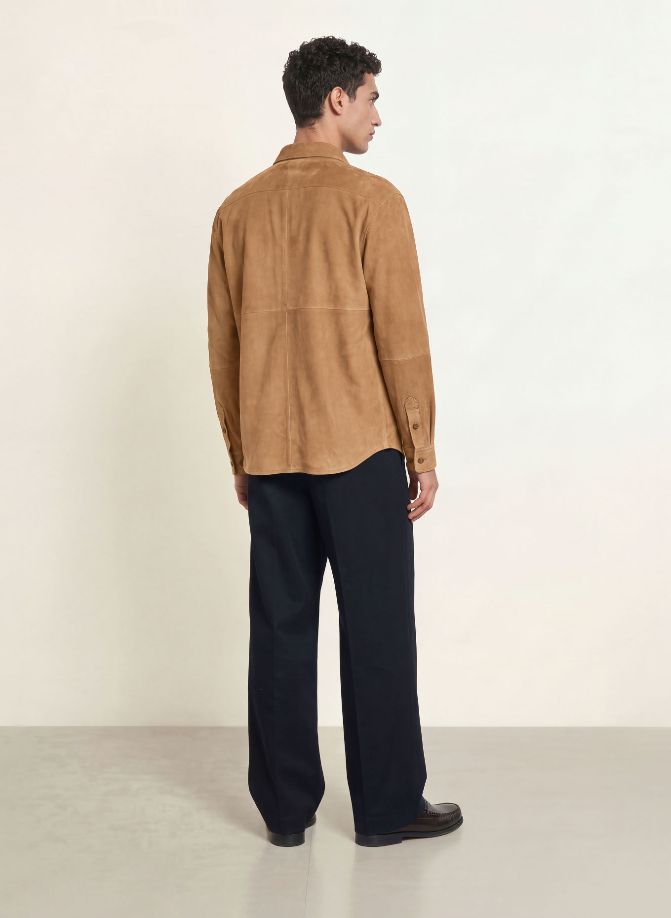 ARKET Surveste en cuir: MARRON CLAIR