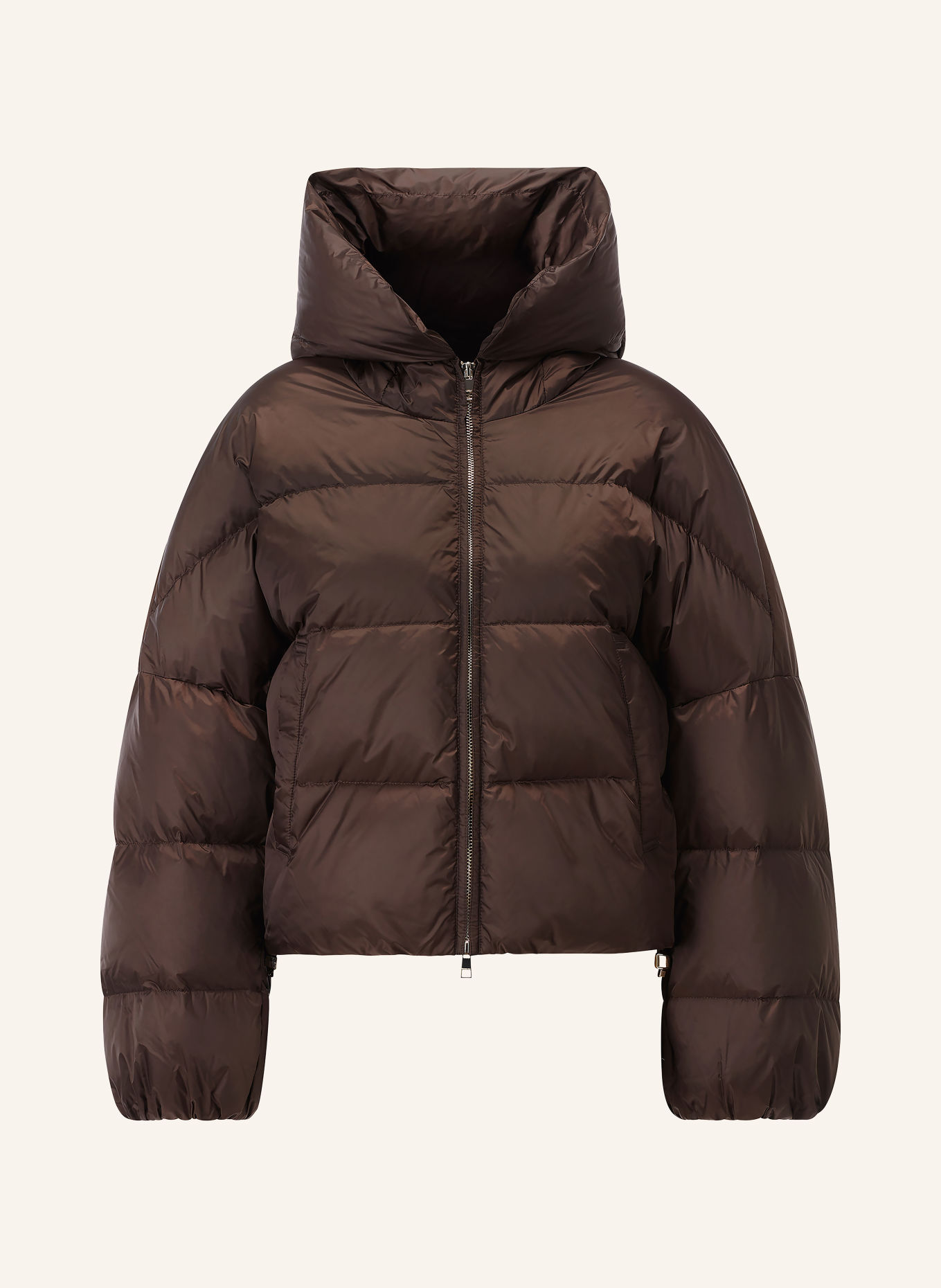 Rich & Royal Down jacket: DARK BROWN