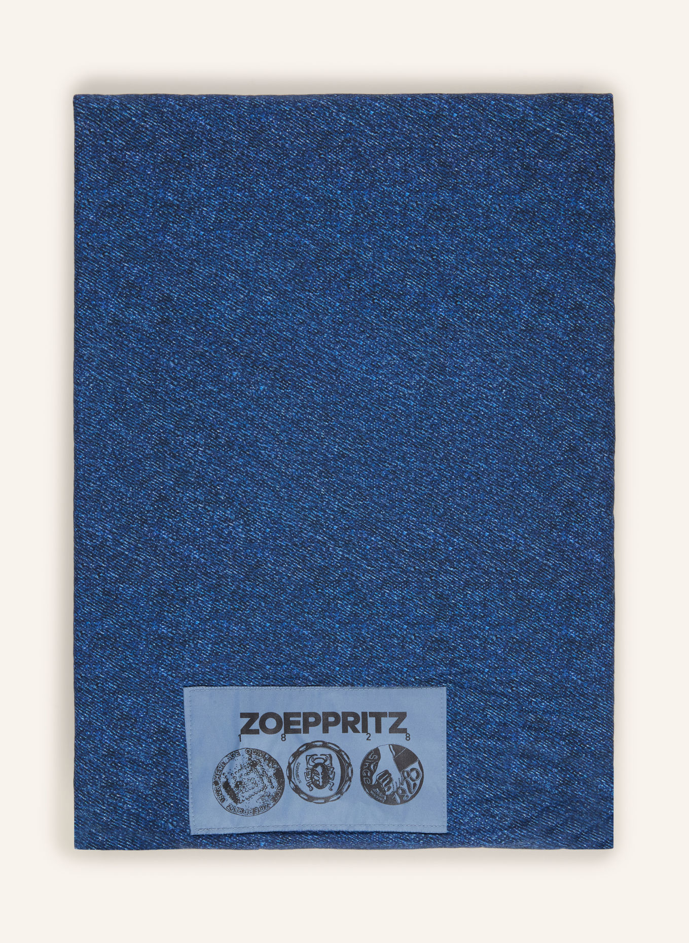 zoeppritz Spannbettlaken EASY DENIM: BLAU