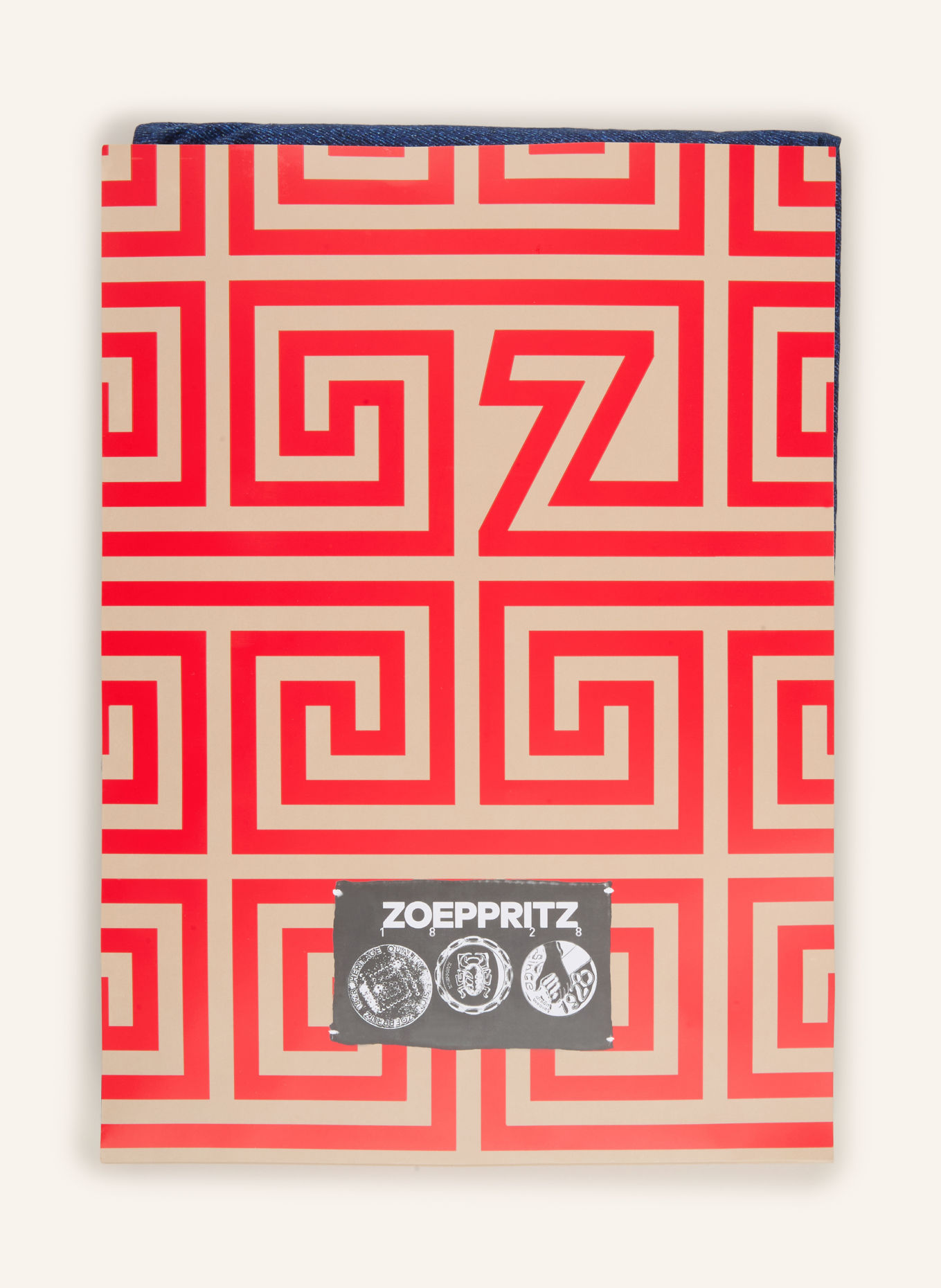 zoeppritz Spannbettlaken EASY DENIM: BLAU