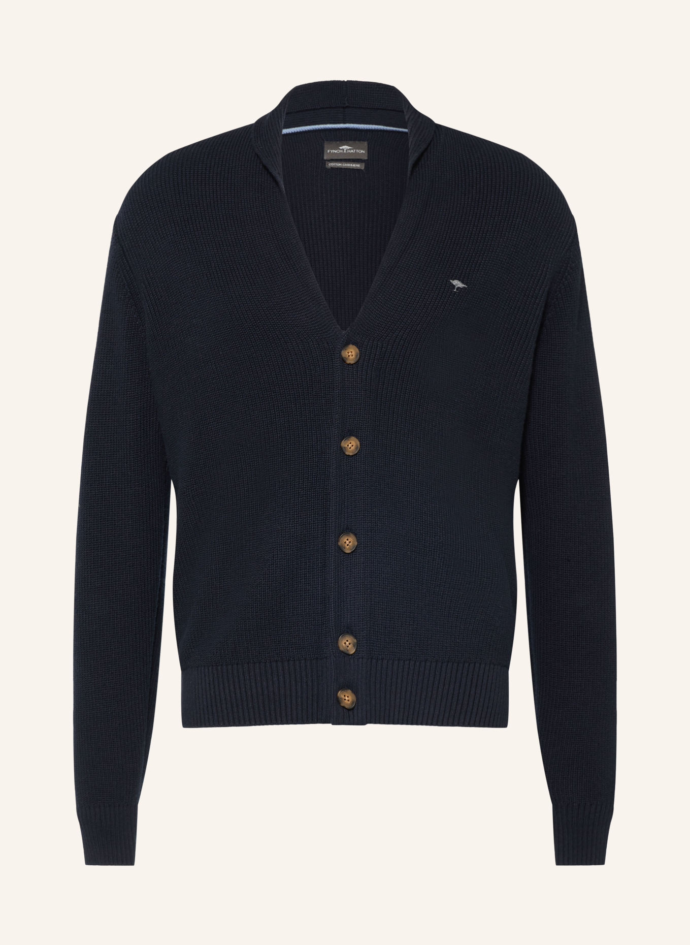 FYNCH-HATTON Strickjacke: DUNKELBLAU