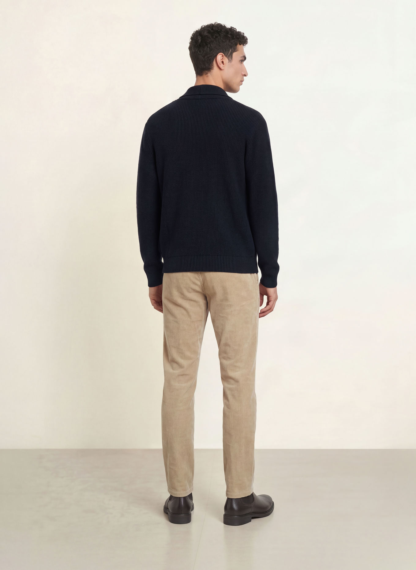 FYNCH-HATTON Strickjacke: DUNKELBLAU