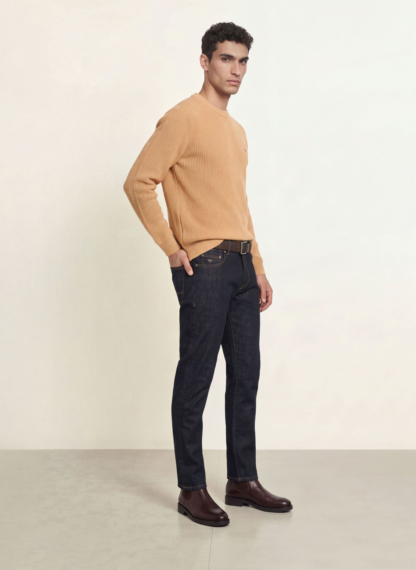 FYNCH-HATTON Sweater: BEIGE