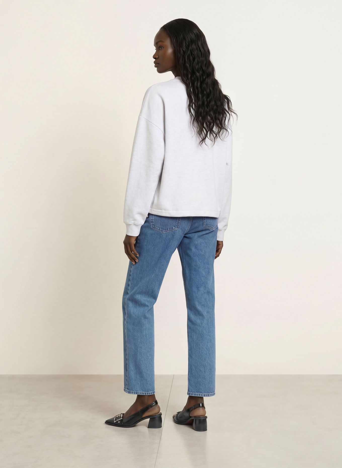 OH APRIL Sweatshirt AVEN: GRIS CLAIR
