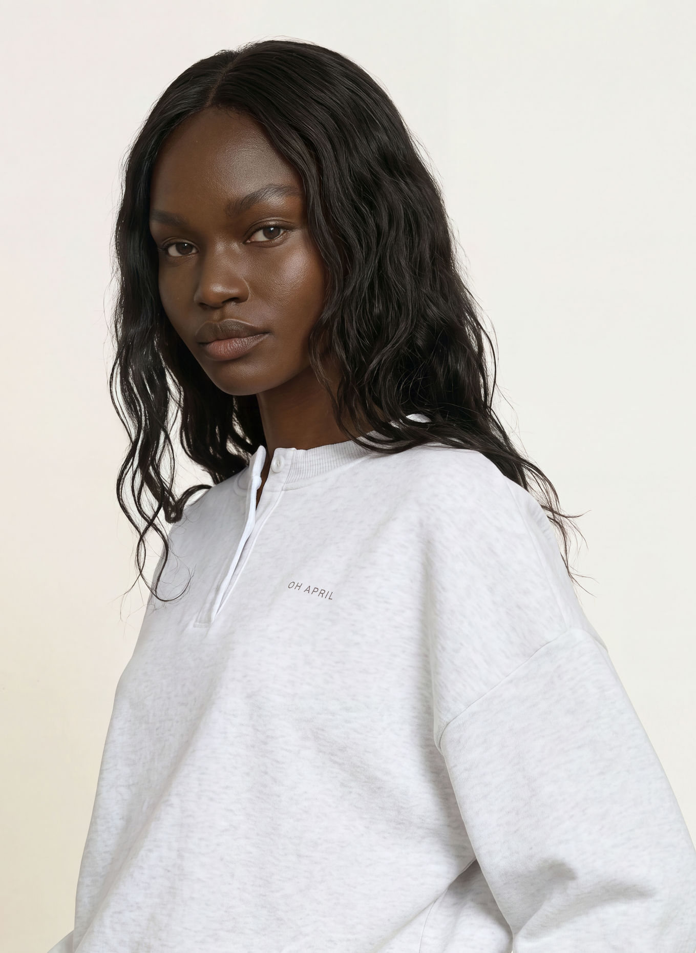 OH APRIL Sweatshirt AVEN: GRIS CLAIR