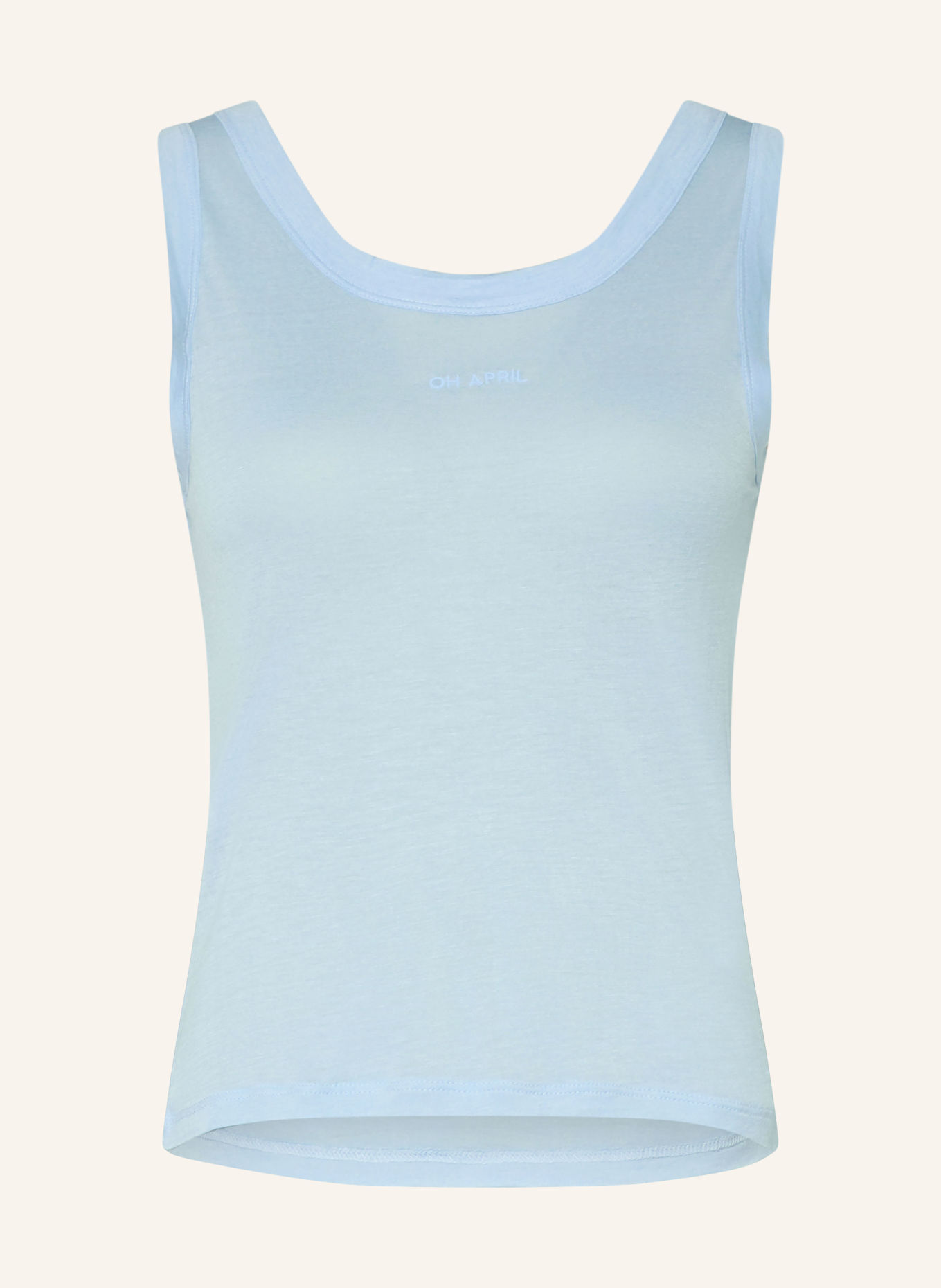 OH APRIL Top JUNIE: HELLBLAU