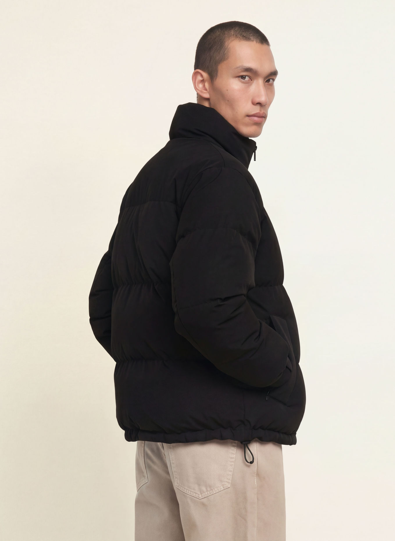 SANDRO Steppjacke: SCHWARZ