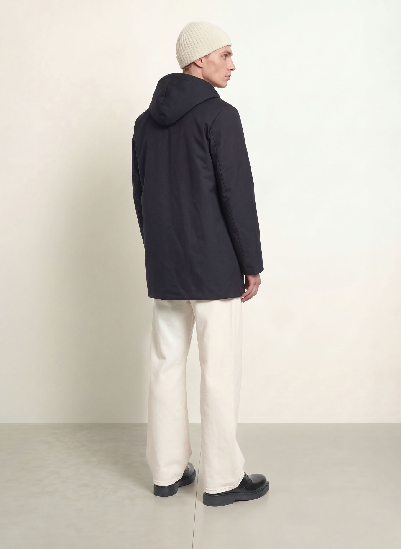 SANDRO Parka: GRANATOWY
