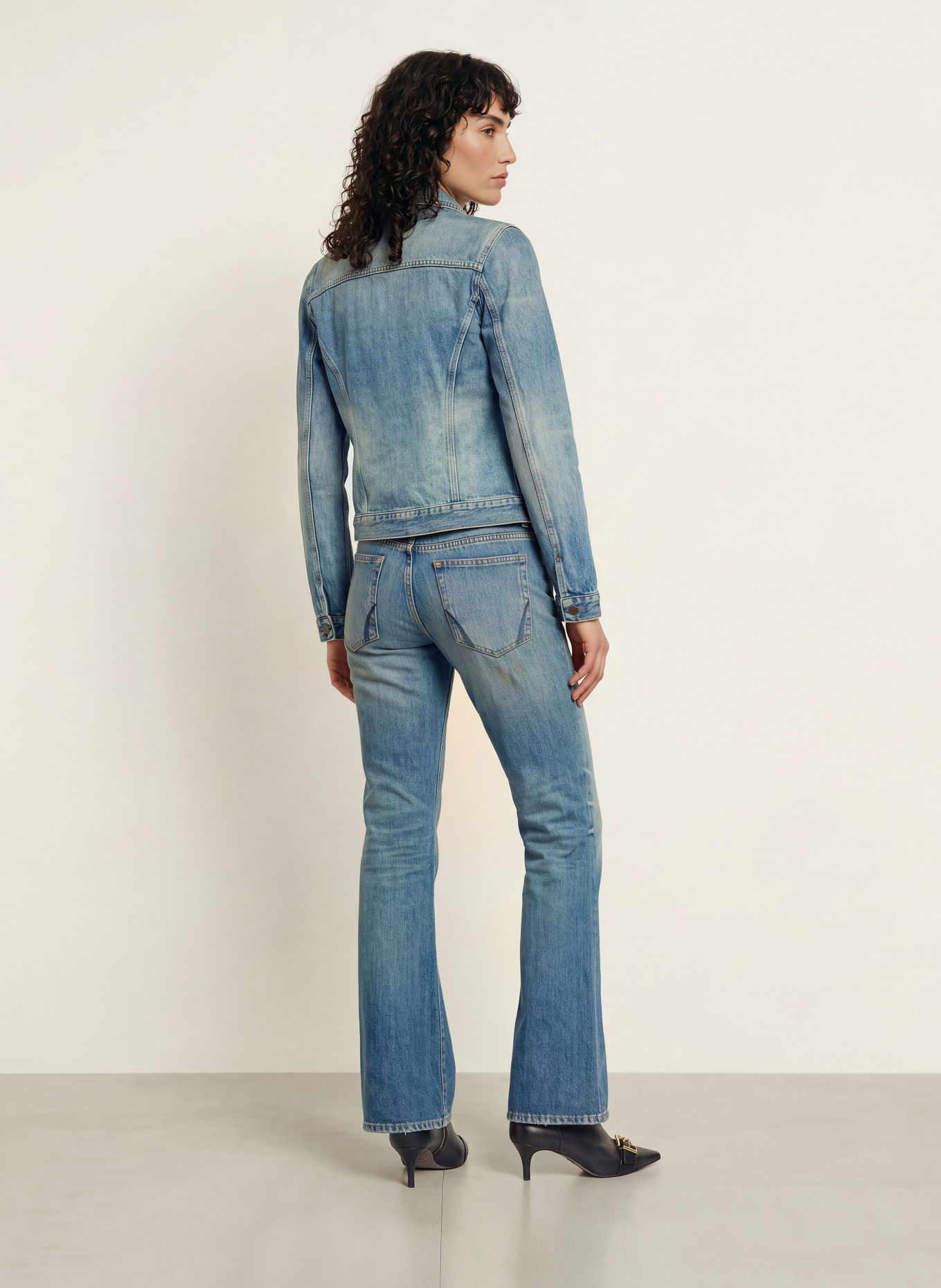 ALLSAINTS FITTED TRUCKER Denim Jacket: 2999 Vintage Indigo