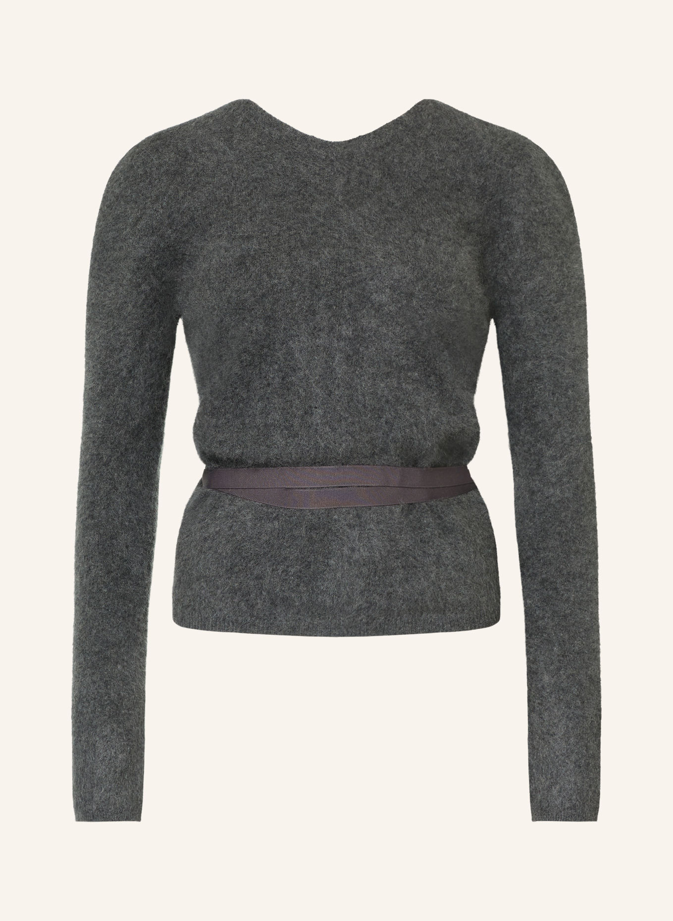 ba&sh Strickjacke TERRATS: DUNKELGRAU