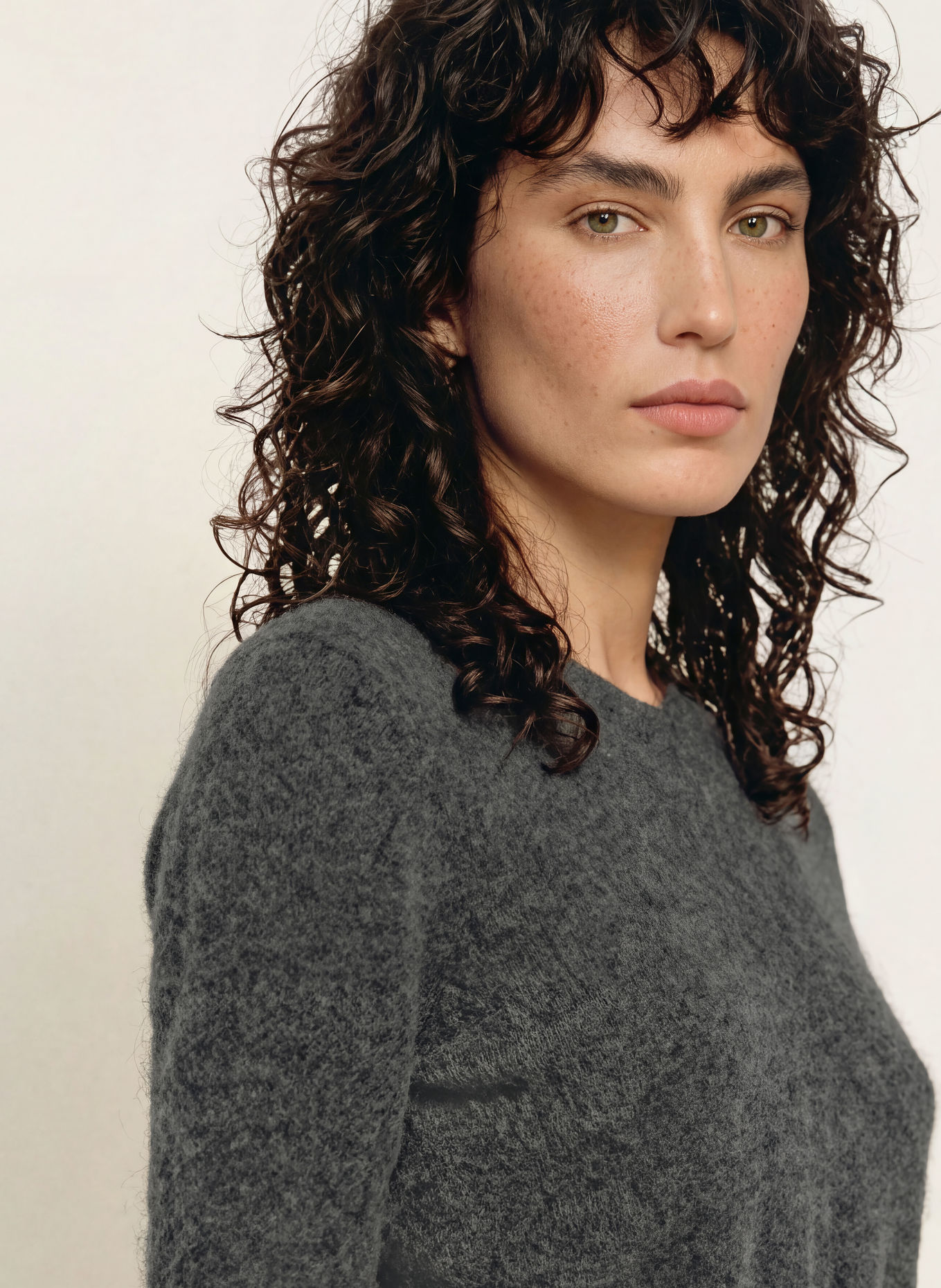 ba&sh Strickjacke TERRATS: DUNKELGRAU