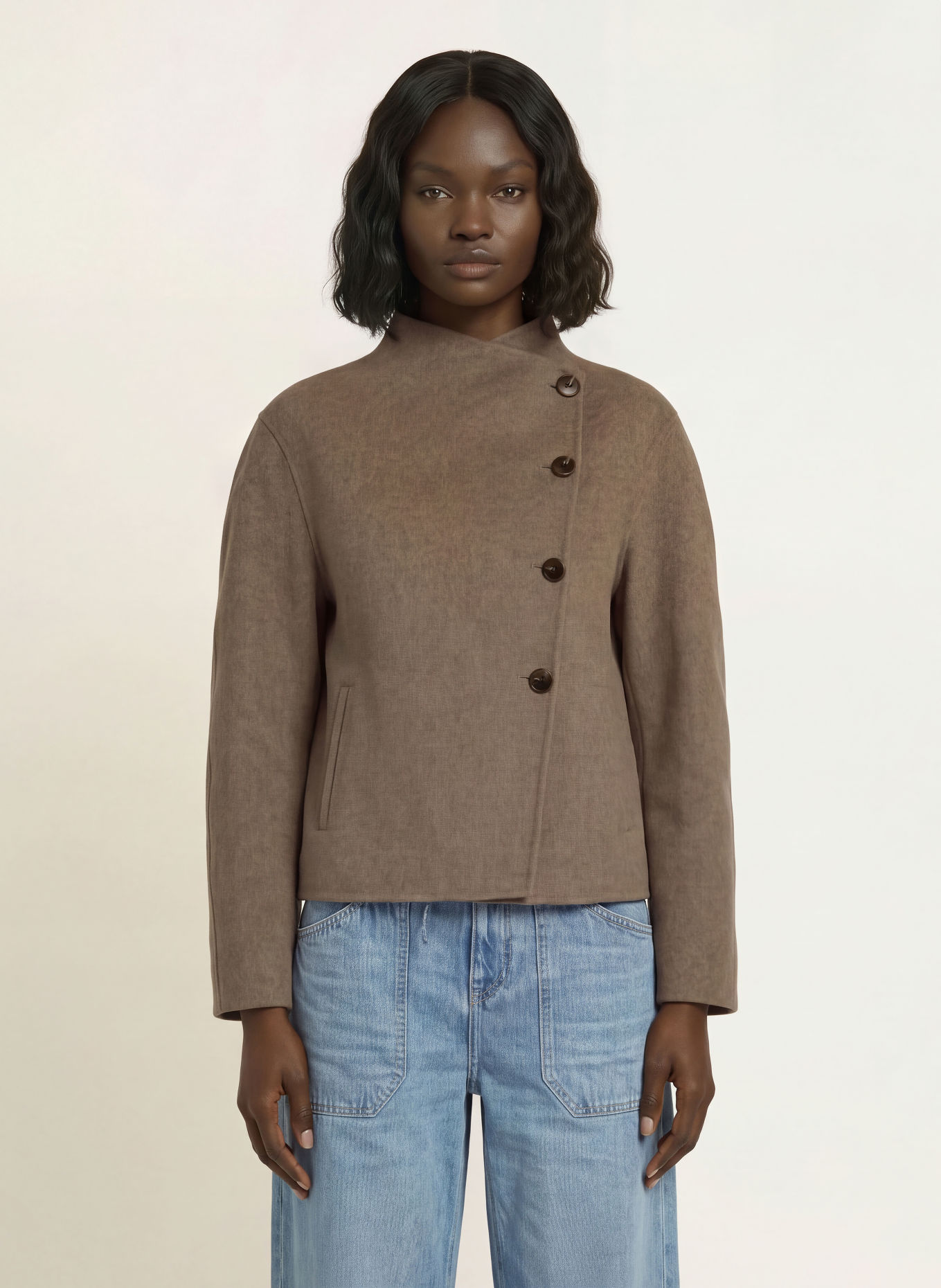 ba&sh Jacke KEMELIA: BRAUN